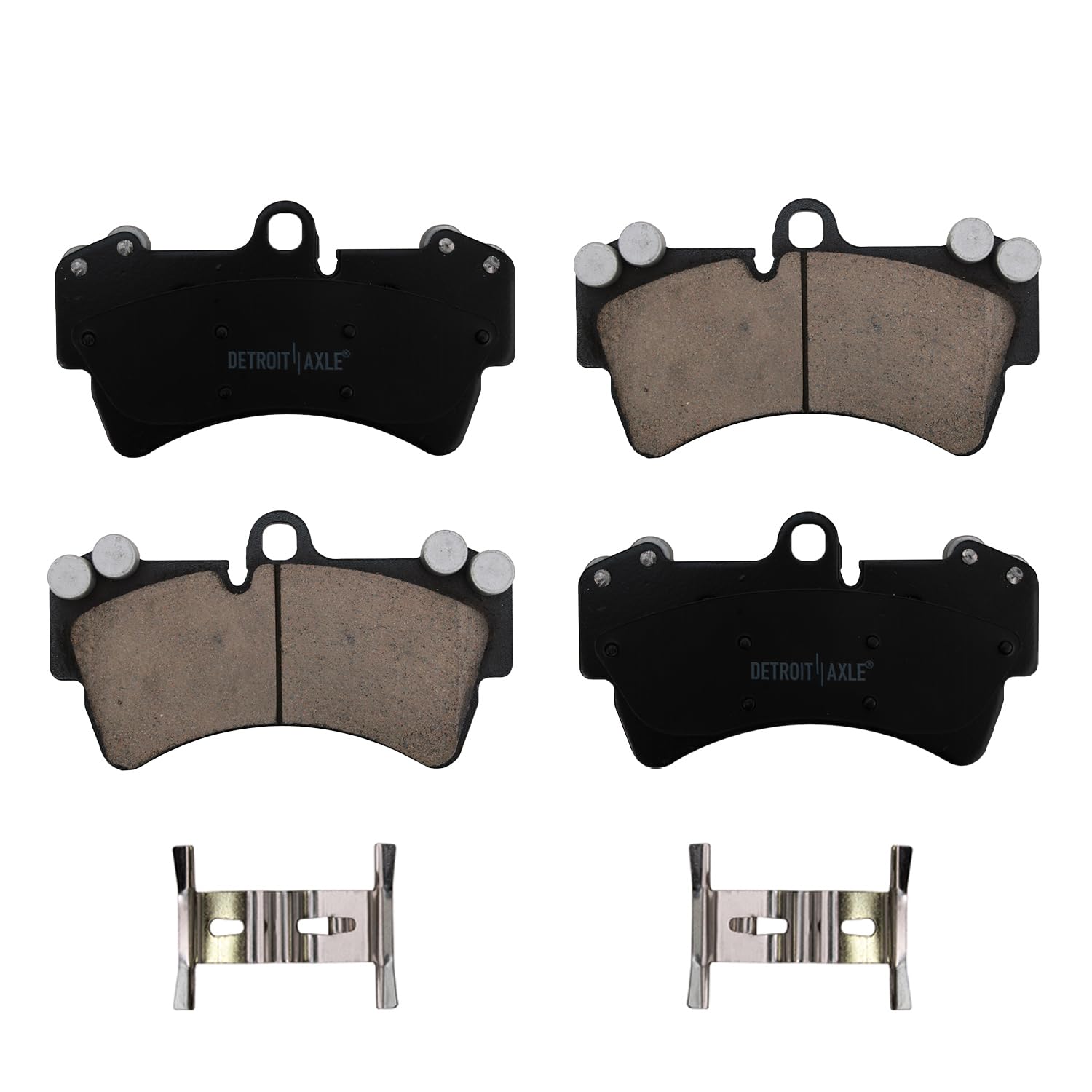 Detroit Axle - Front Brake Pads for Audi Q7 R8 Porsche Cayenne VW Touareg - 4