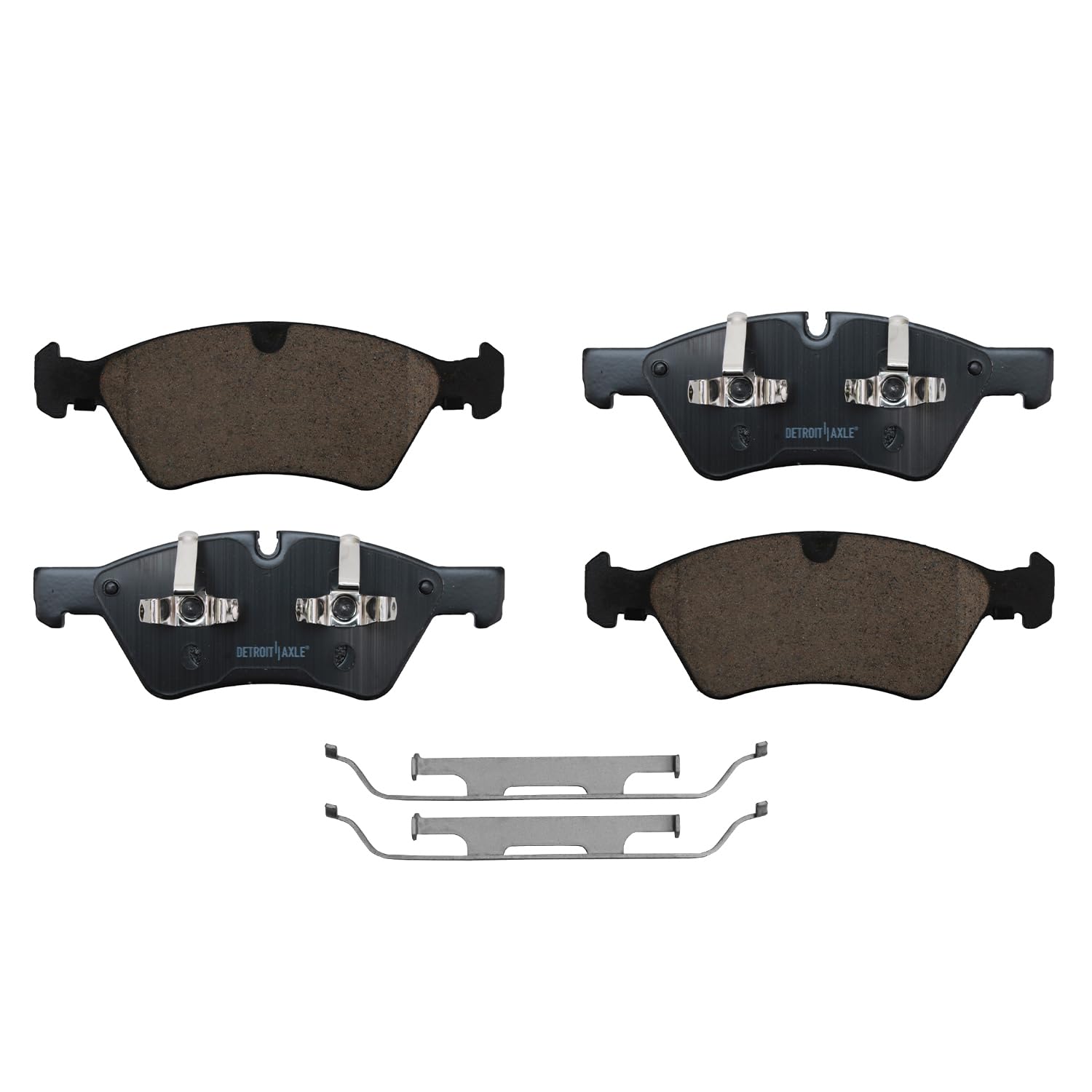 Detroit Axle - Front Ceramic Brake Pads for ML350 ML450 ML550 R320 R350 E350 G55 - 4