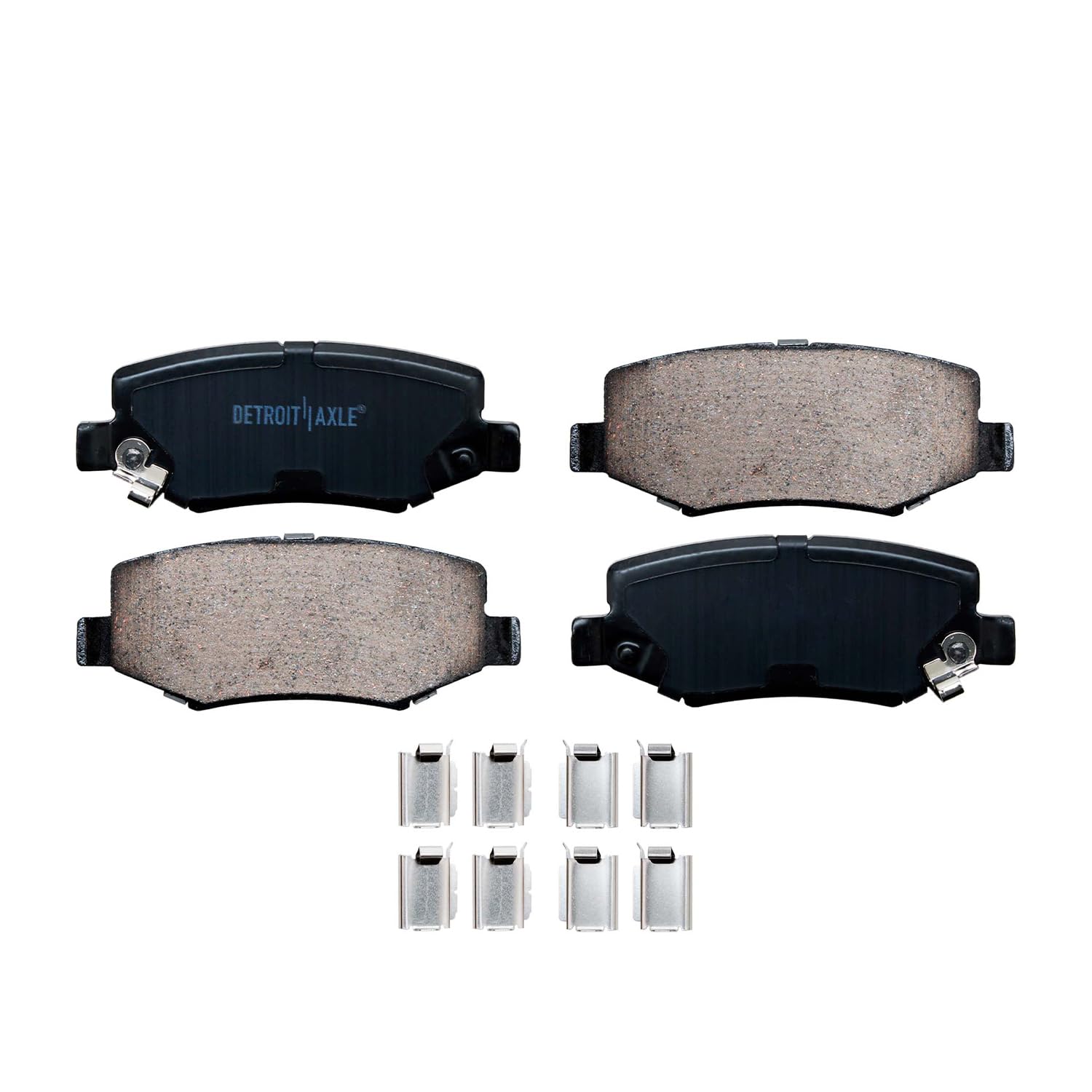 Detroit Axle - 2pc Rear Brake Pads for Dodge Nitro Jeep Wrangler JK Liberty - 4