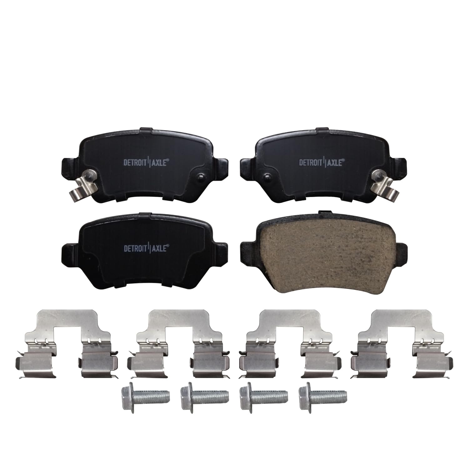 Detroit Axle - Rear Ceramic Brake Pads for Saturn Astra Chevrolet Zafira - 4