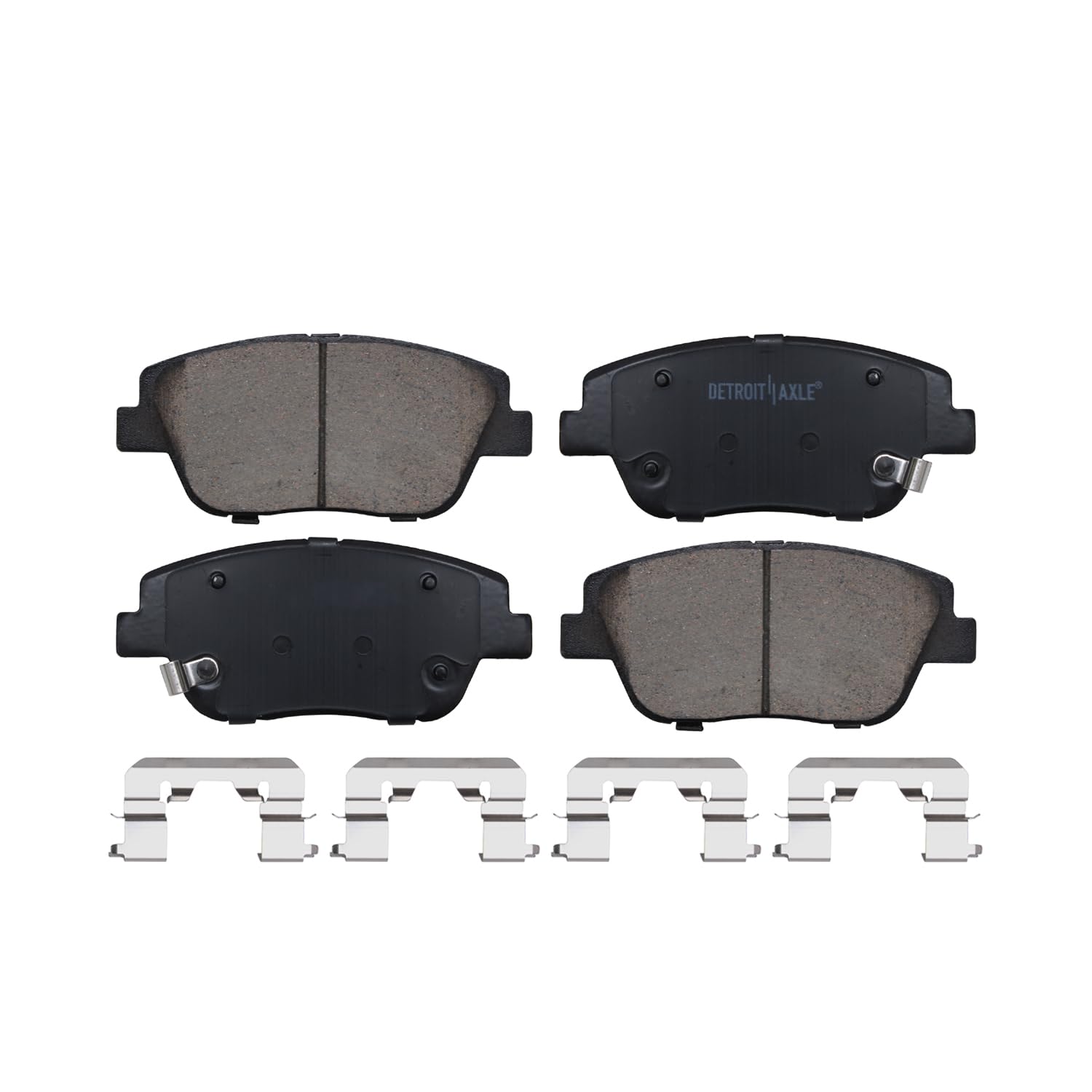Detroit Axle - Front Ceramic Brake Pads for 2011-2015 Hyundai Sonata Kia Optima - 4