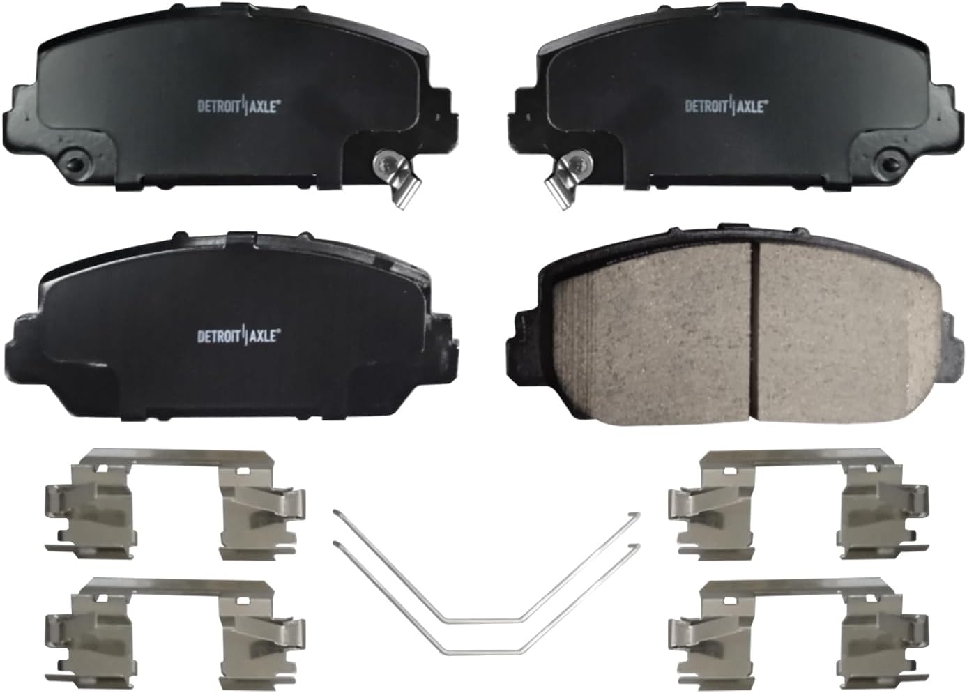 Detroit Axle - Front Ceramic Brake Pads for Acura RDX RLX ILX Honda Civic - 4