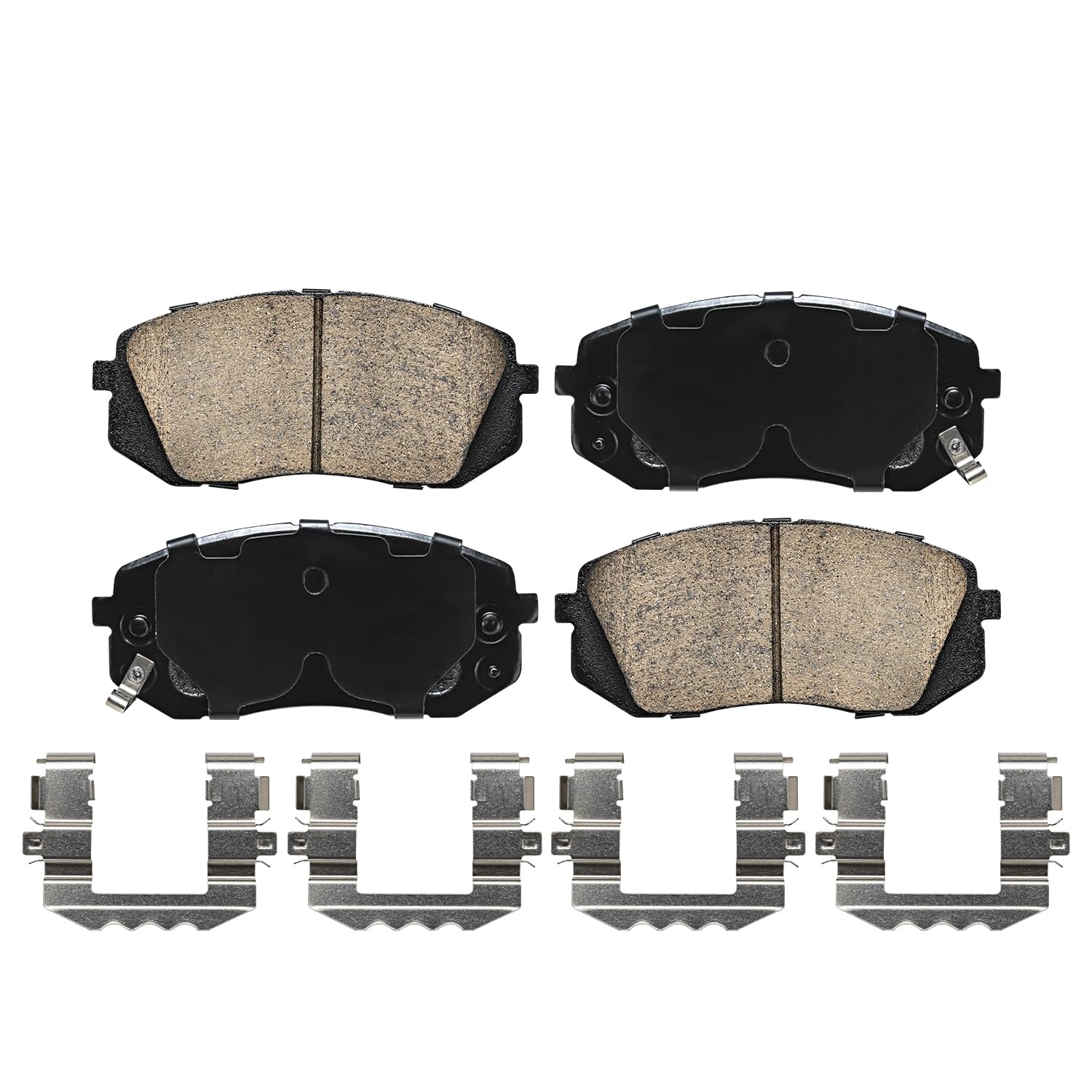 Detroit Axle - Front Ceramic Brake Pads for Sonata Elantra GT Kona Optima Forte - 4