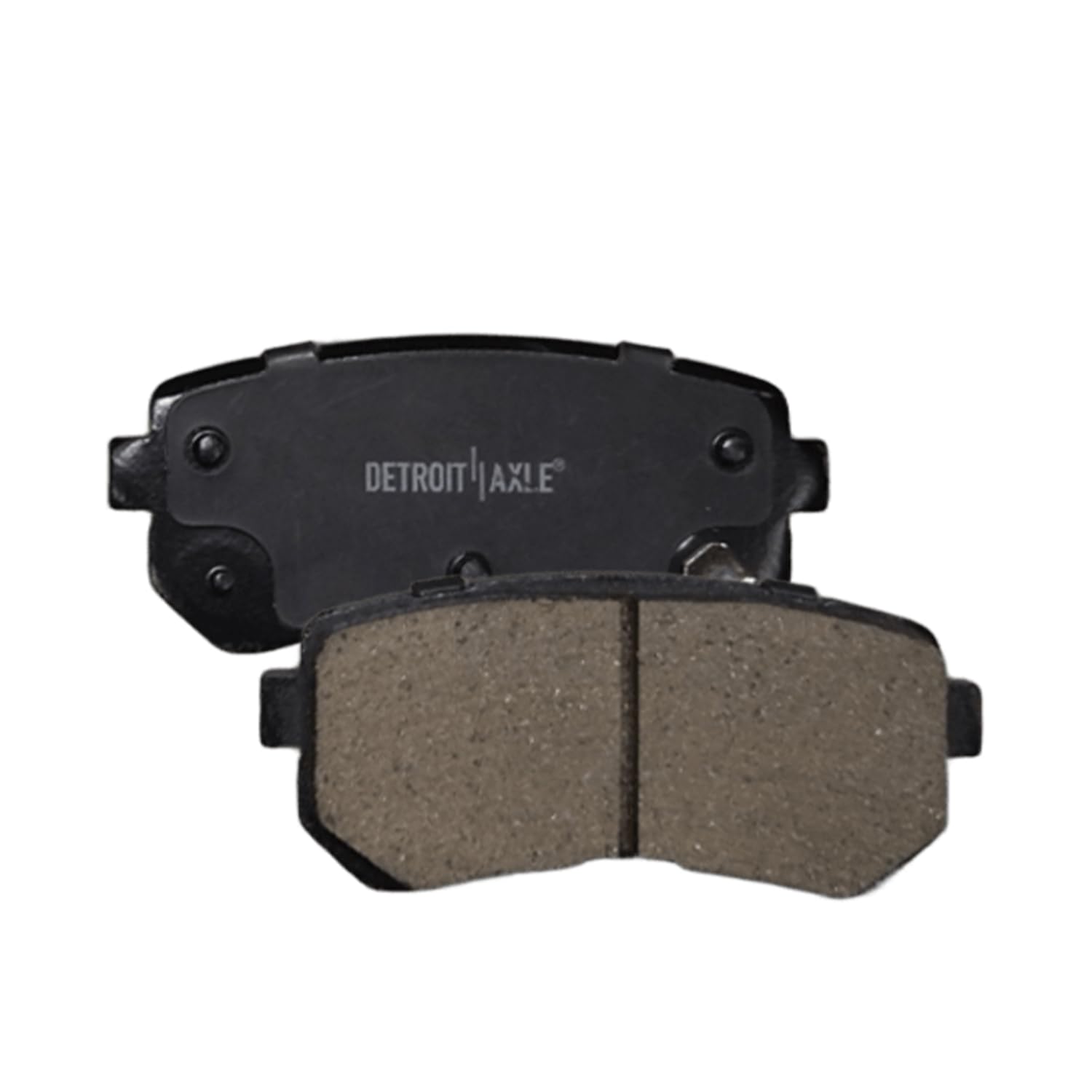 Detroit Axle - Rear Ceramic Brake Pads for 2018-2023 Hyundai Kona Kia Seltos - 5