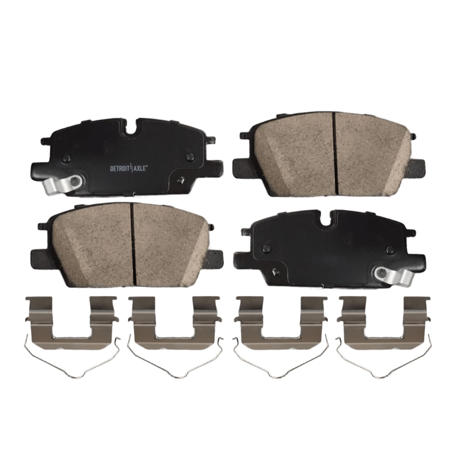 Detroit Axle - Front Ceramic Brake Pads for Chevy Malibu Equinox CT4 Terrain - 4