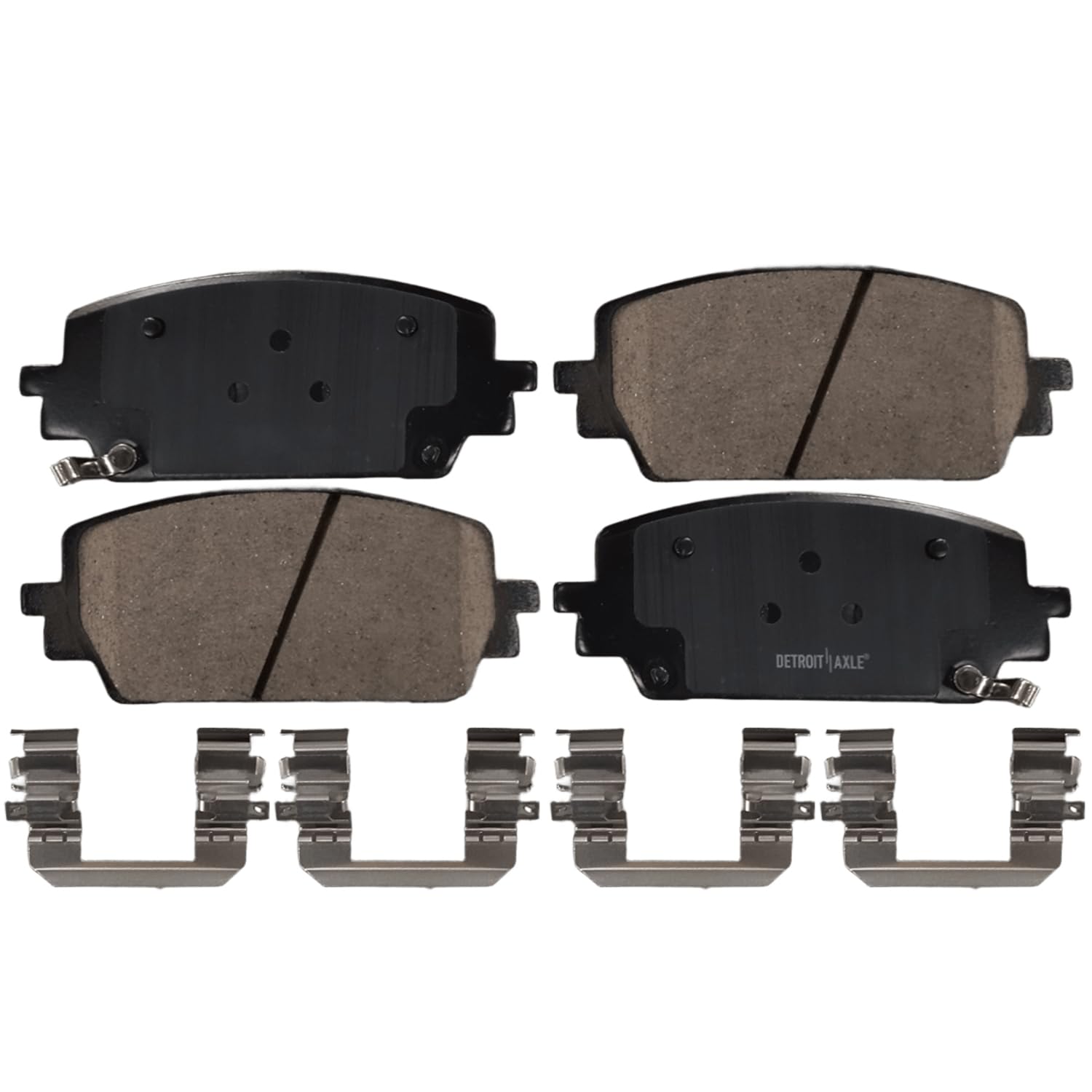 Detroit Axle - Front Ceramic Brake Pads for Hyundai Santa Cruz Fe Kia Sorento - 4