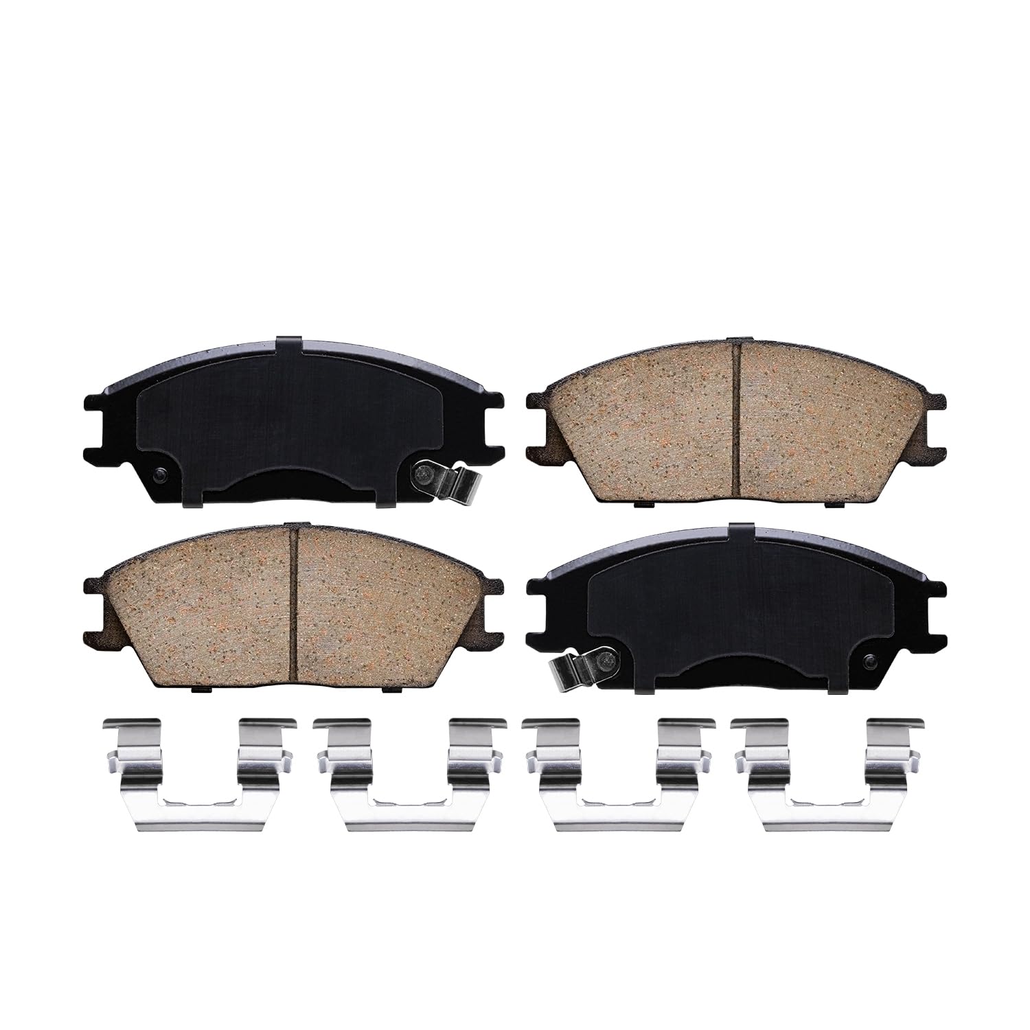 Detroit Axle - Front Brake Pads for Hyundai Accent Excel Scoupe Stellar Precis - 4