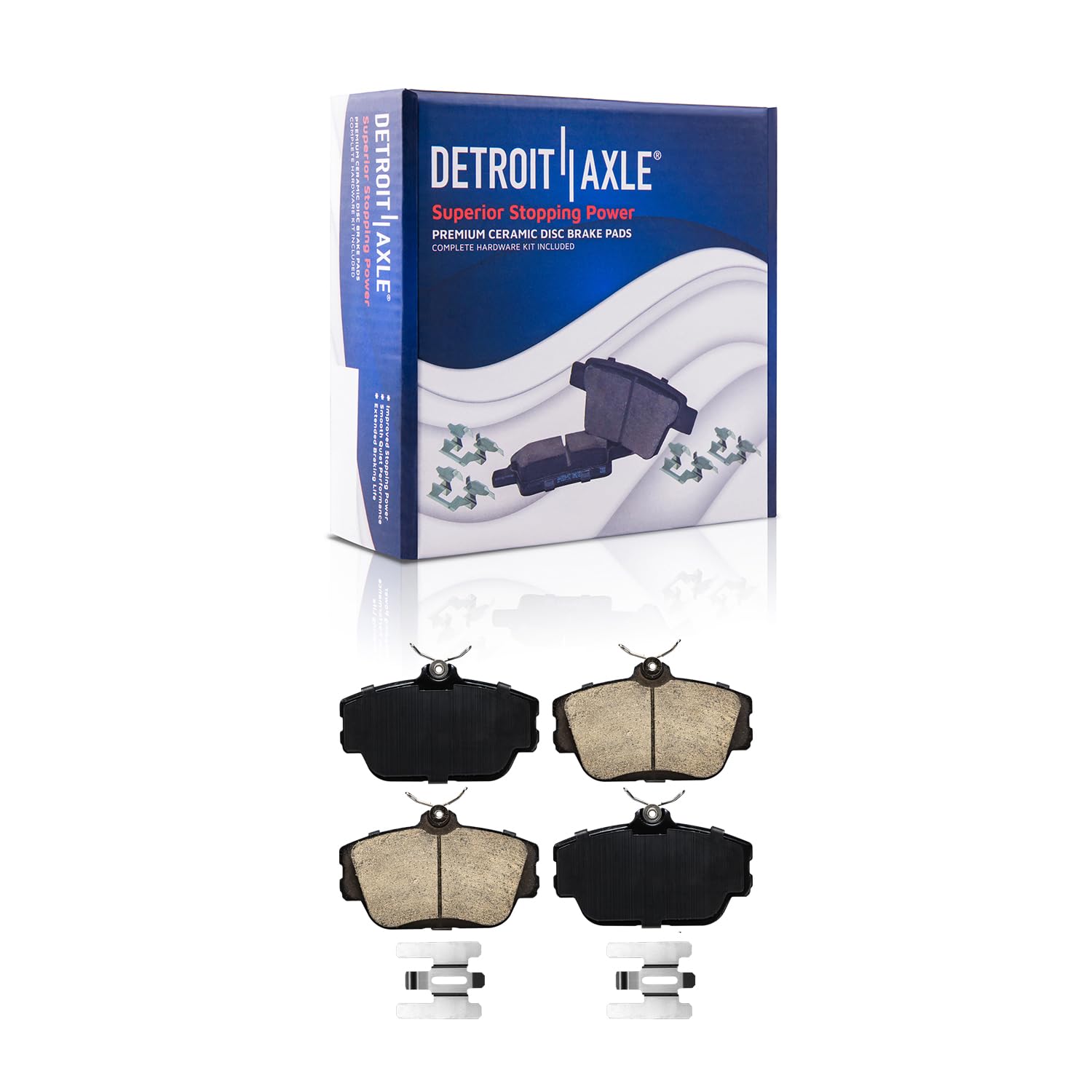 Detroit Axle - Front Brake Pad for Ford Taurus Mercury Sable Lincoln Continental - Main Image