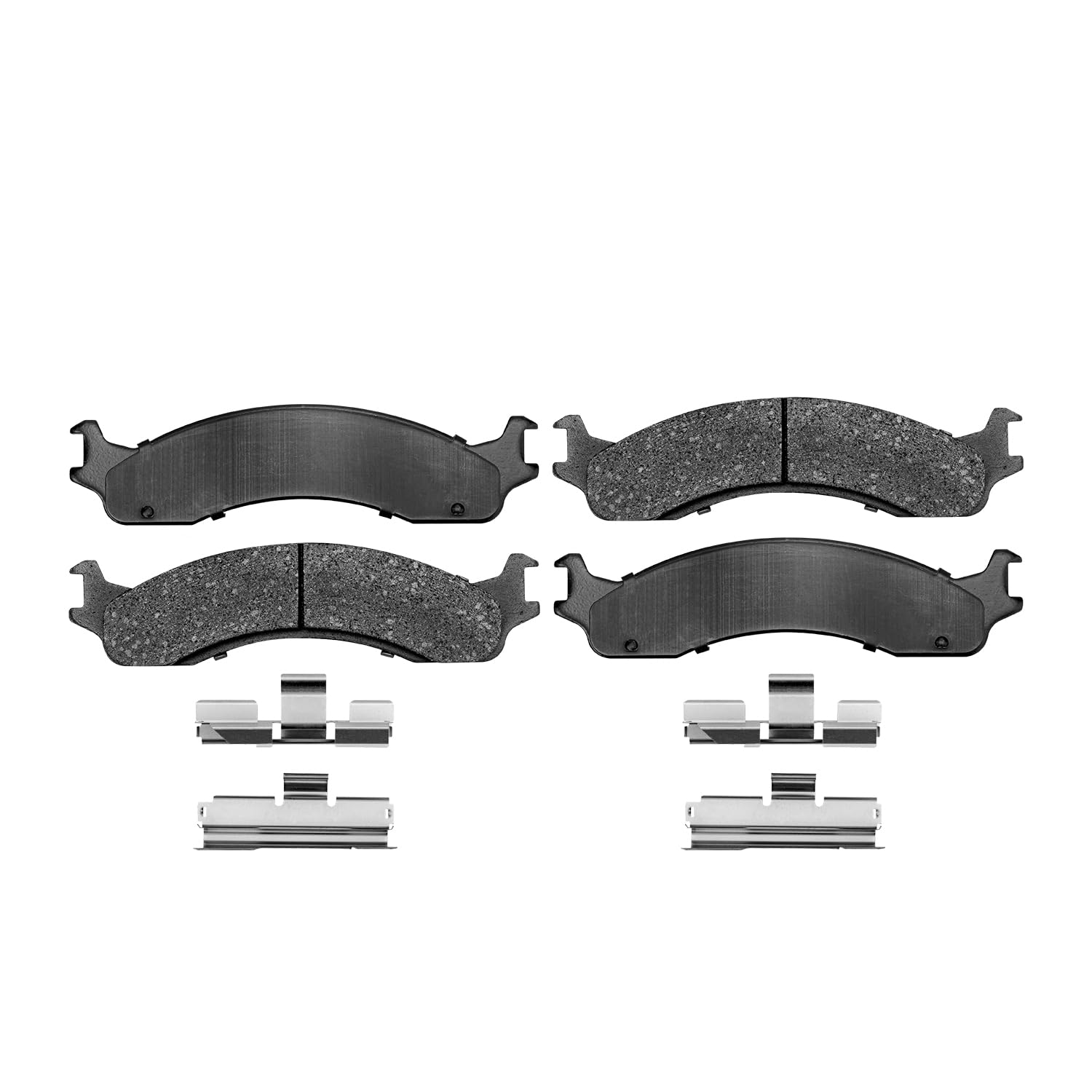 Detroit Axle - Front Ceramic Brake Pads for Ford E-250 E-350 Econoline F-250 HD - 4