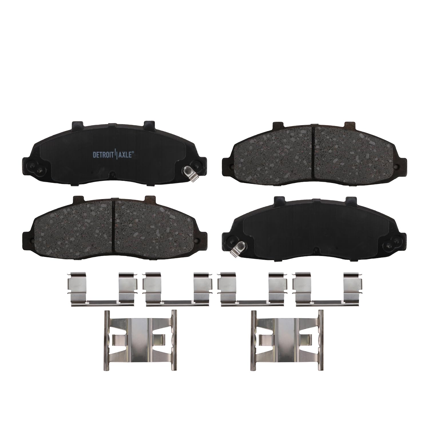 Detroit Axle - Front Brake Pads for 97-04 Ford F-150 Heritage Lincoln Blackwood - 4