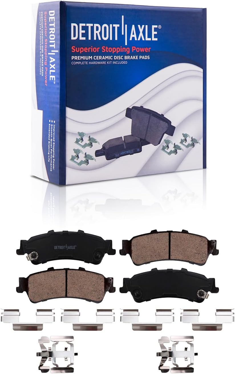 Detroit Axle - Rear Brake Pads for Silverado Sierra 1500 Safari Yukon Astro DTS - Main Image