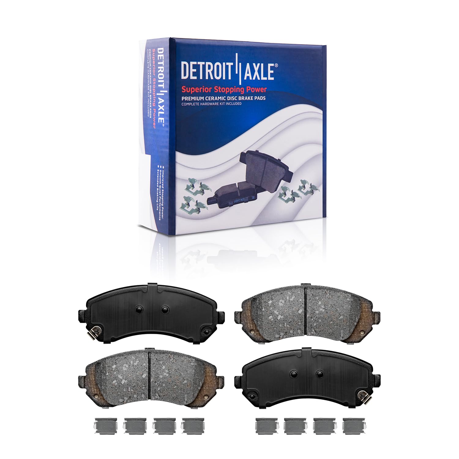 Detroit Axle - Front Brake Pads for Aztek Montana Rendezvous Silhouette Venture - Main Image