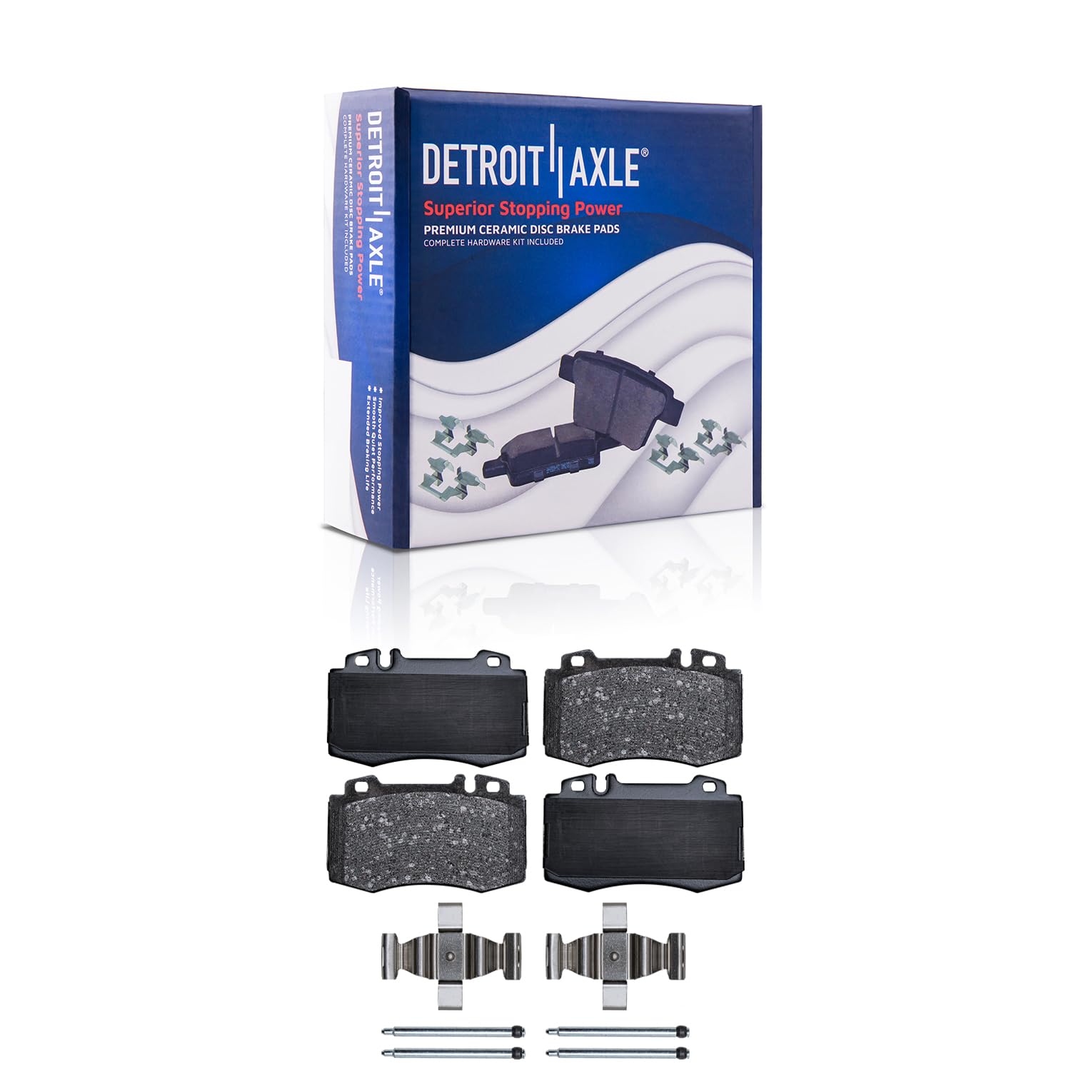 Detroit Axle - Front Brake Pads for Mercedes Benz CL500 CL55 AMG CL600 ML500 - Main Image