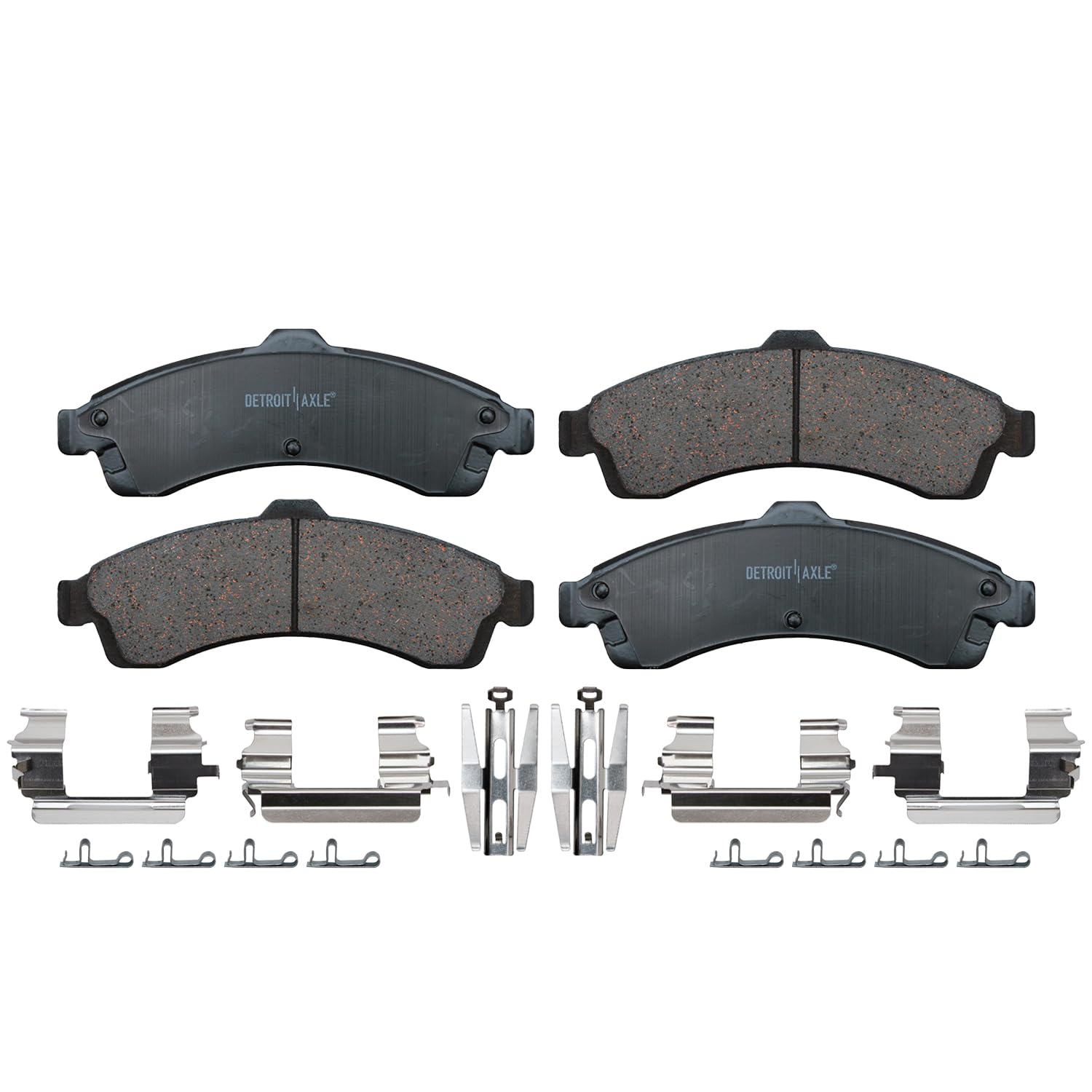 Detroit Axle - Front Brake Pads for Buick Rainier Chevy SSR Trailblazer Envoy - 4