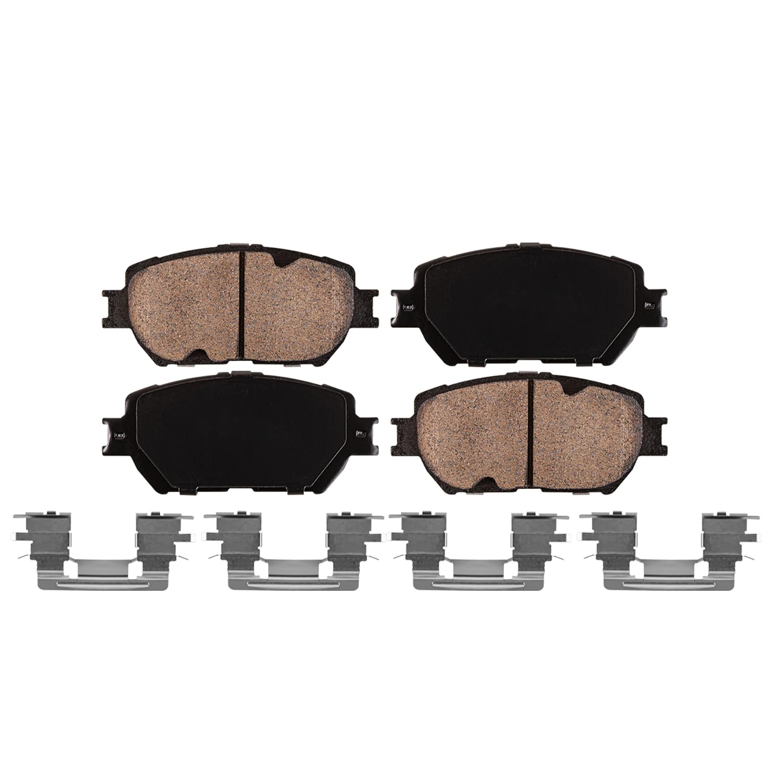 Detroit Axle - Front Ceramic Brake Pads for Lexus GS300 iS250 Toyota Camry - 4