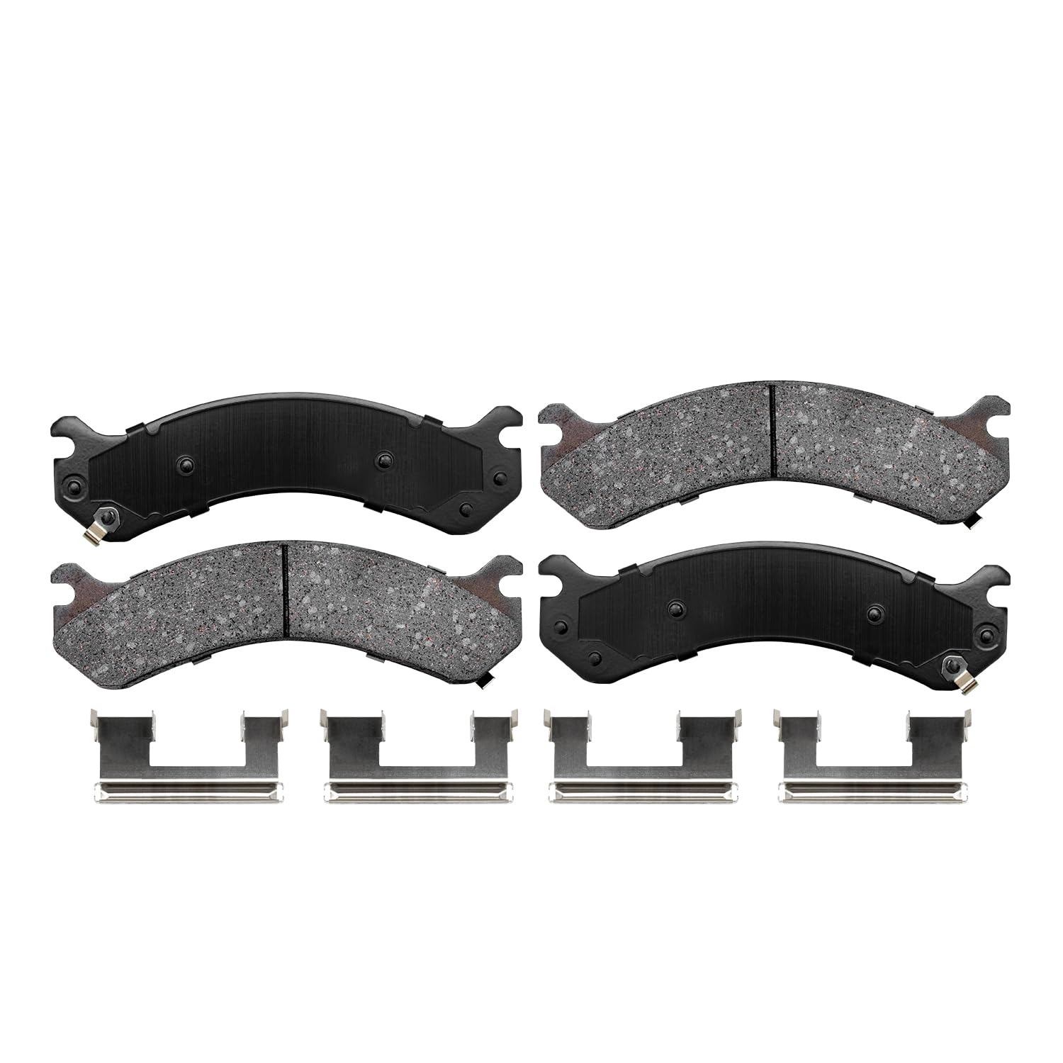 Detroit Axle - Rear Ceramic Brake Pads for Chevy Silverado GMC Sierra 3500 HD - 4