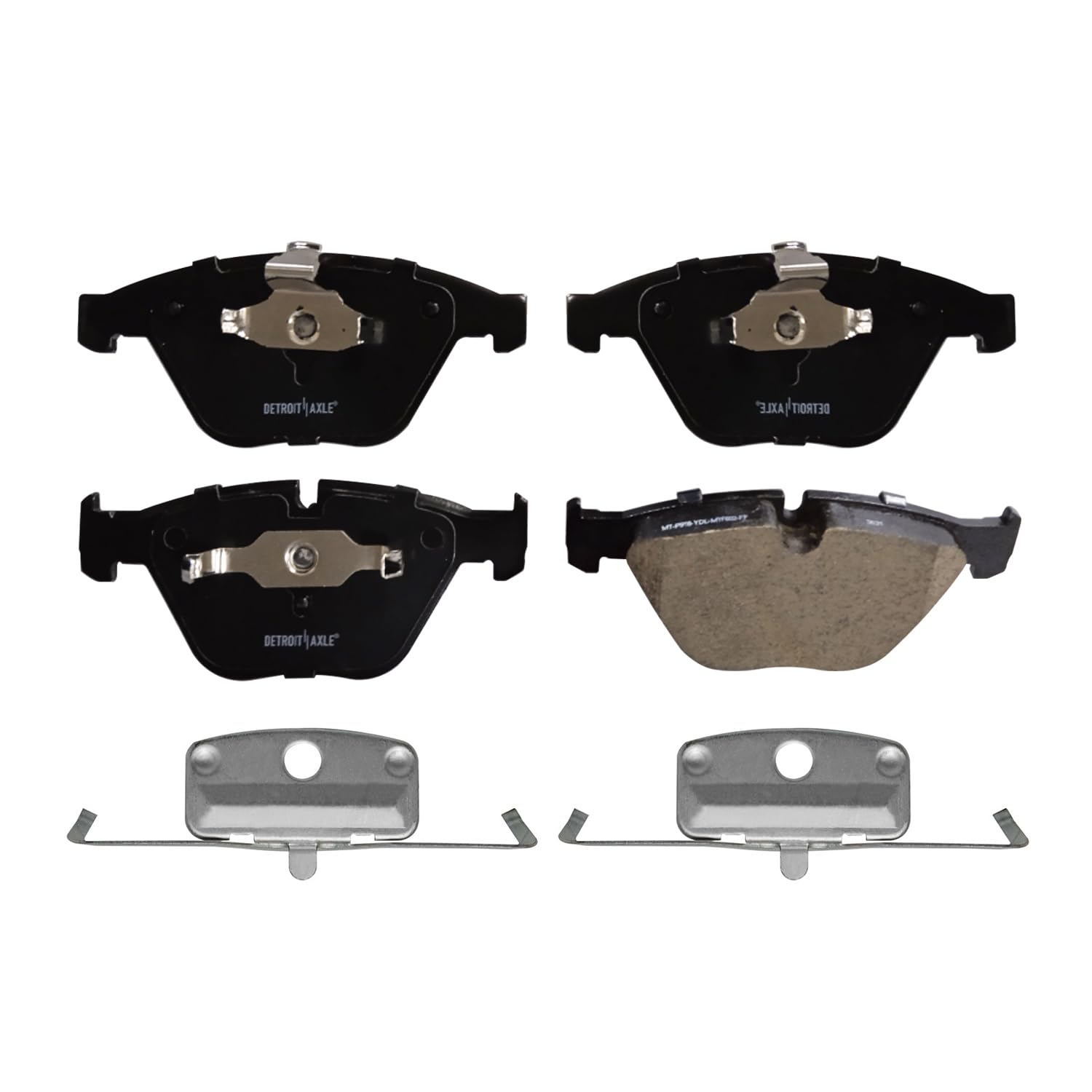 Detroit Axle - Front Brake Pads for BMW 323i 328i 335i xDrive 335d 335xi 525i - 4