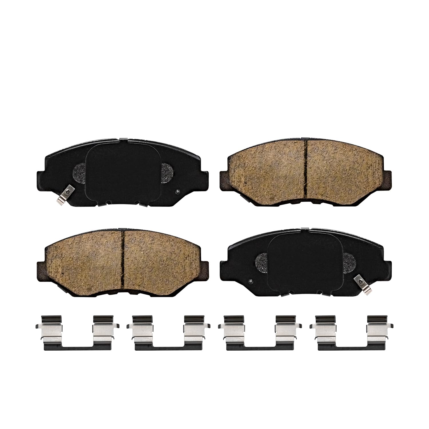 Detroit Axle - Front Ceramic Brake Pads for 2003 2004 2005-2010 Honda Accord - 4