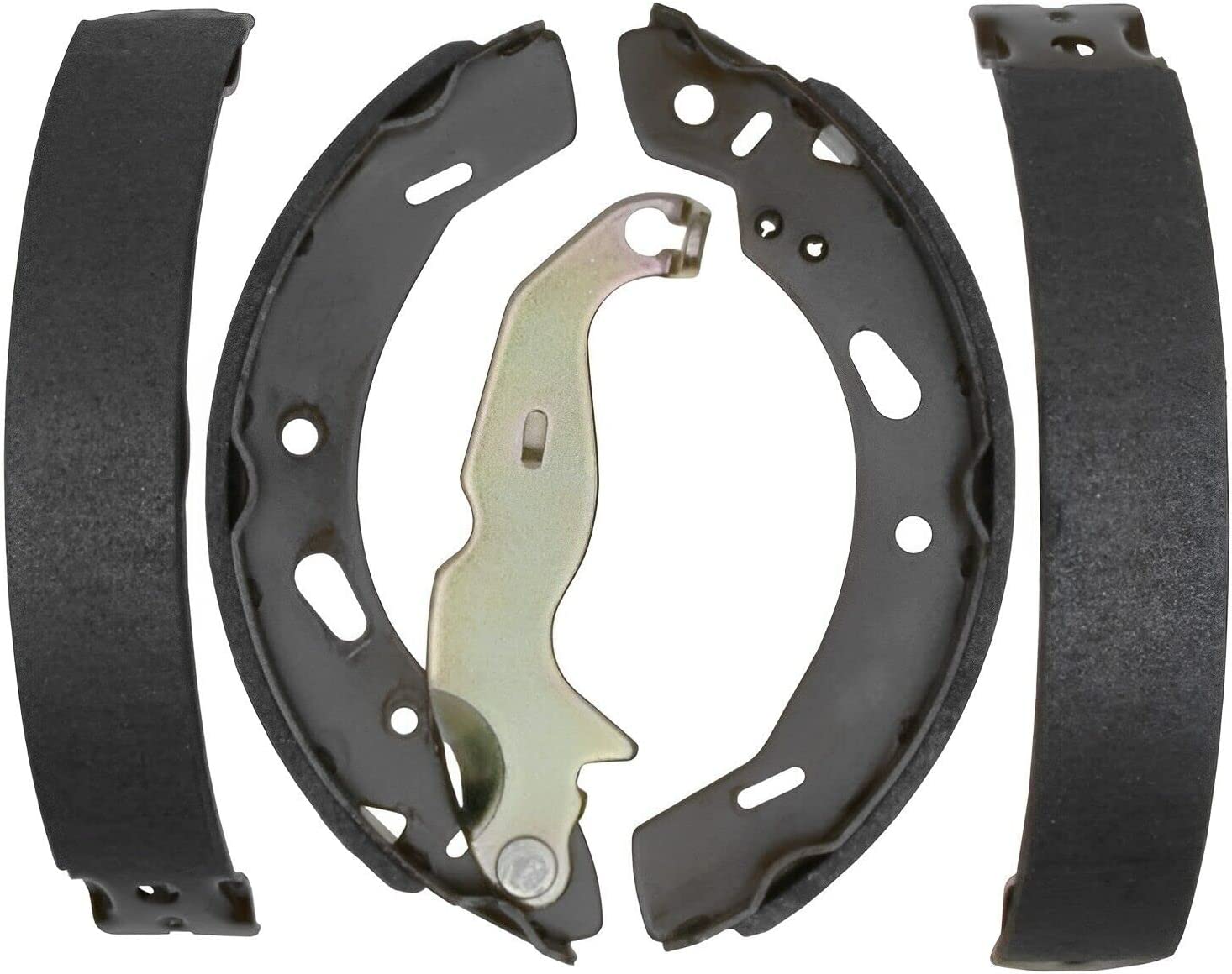 Detroit Axle - Rear Brake Shoes for 2011 2012 2013 2014-2019 Ford Fiesta - Main Image