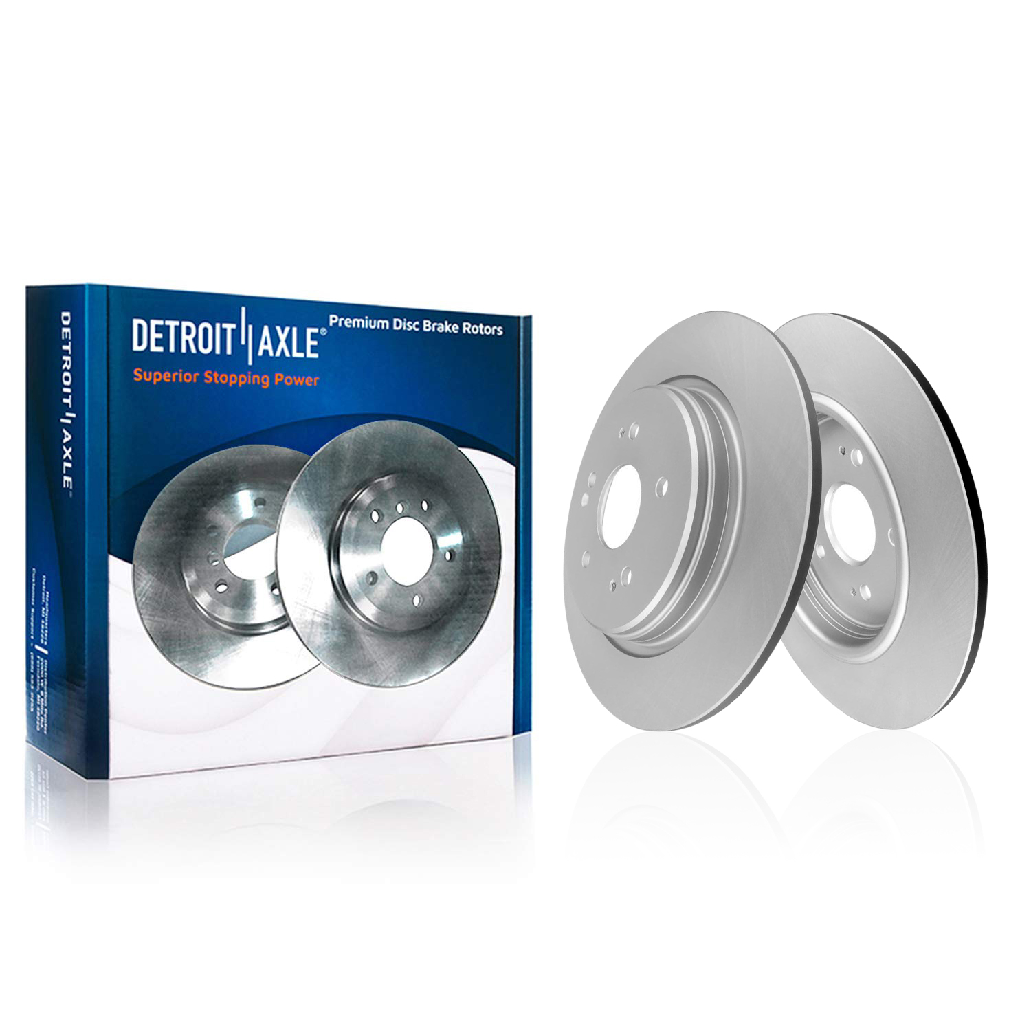 Detroit Axle - Rear Disc Brake Rotors for Acura RDX Honda HR-V - Main Image