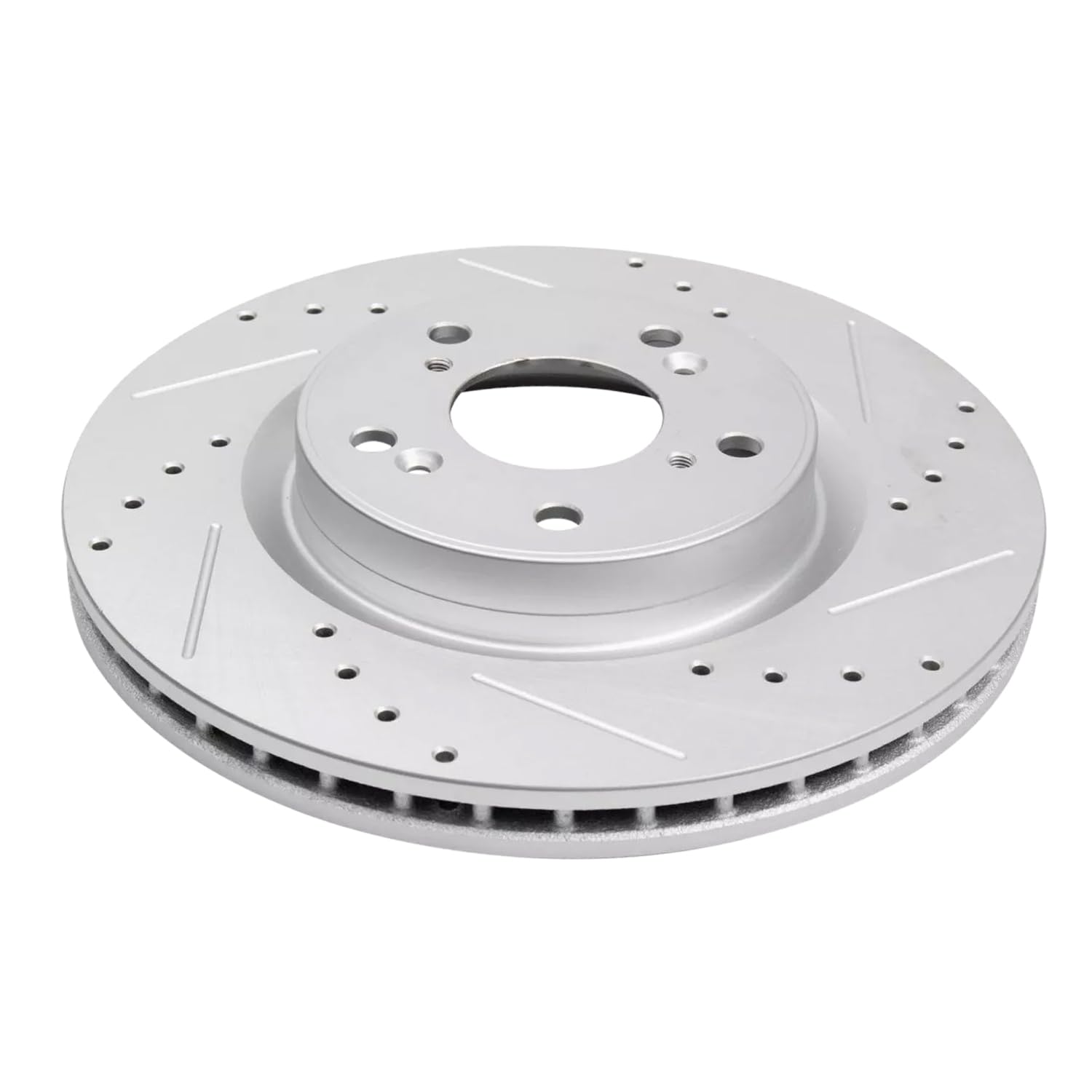 Detroit Axle - Front Drilled and Slotted Brake Rotors for 2013-2022 Honda Accord - 7