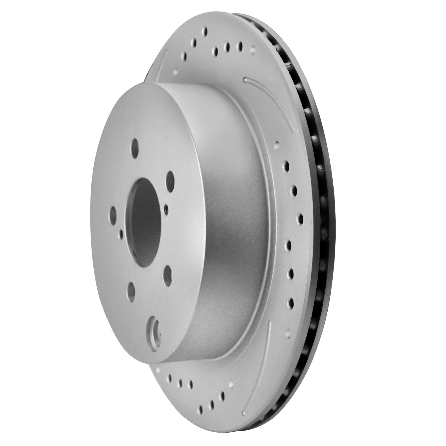 Detroit Axle - Rear Drilled Slotted Brake Rotors for 2014-2018 Subaru Forester - 5