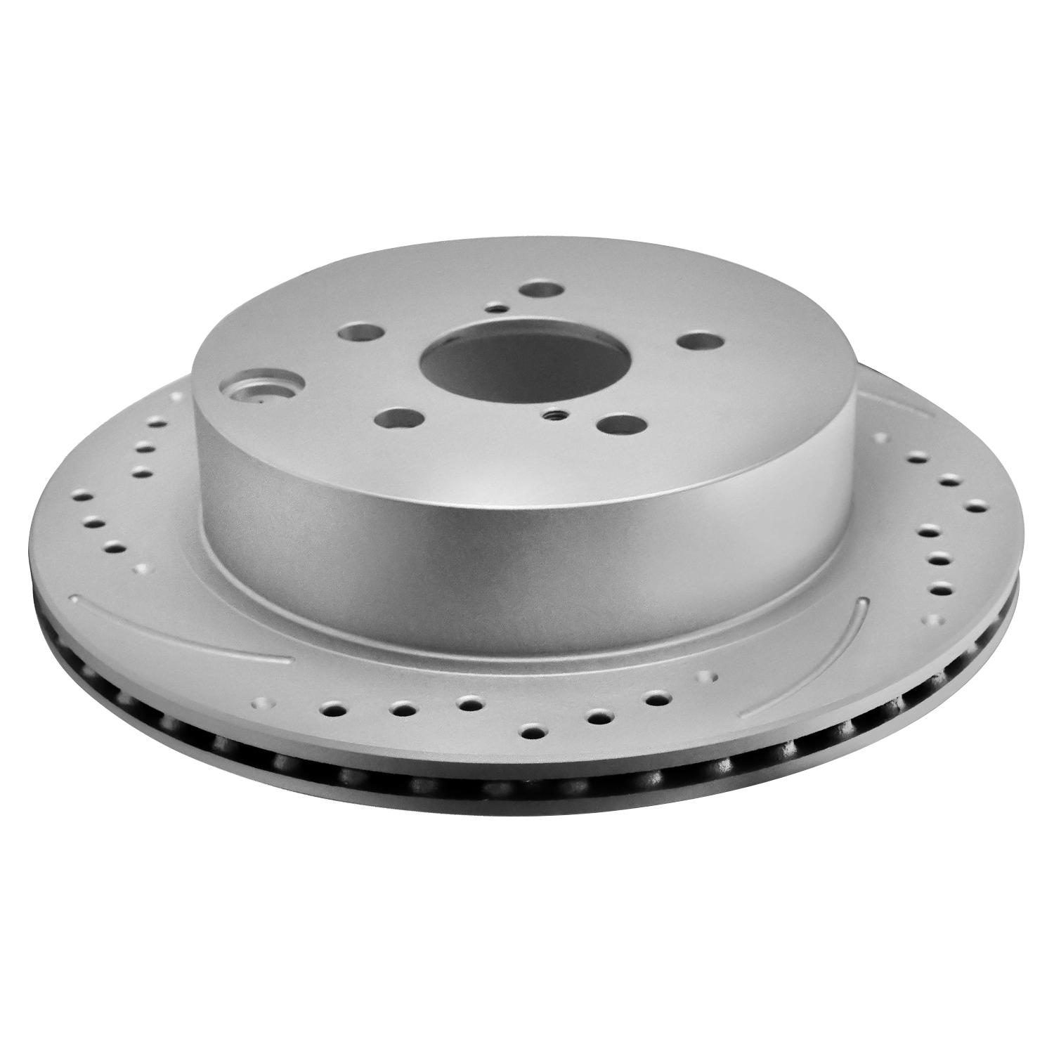 Detroit Axle - Rear Drilled Slotted Brake Rotors for 2014-2018 Subaru Forester - 7