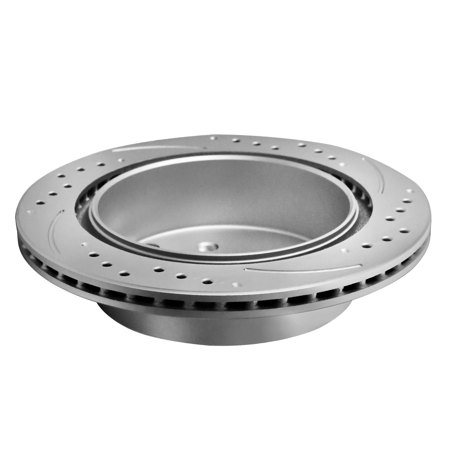 Detroit Axle - Rear Drilled Slotted Brake Rotors for 2014-2018 Subaru Forester - 8