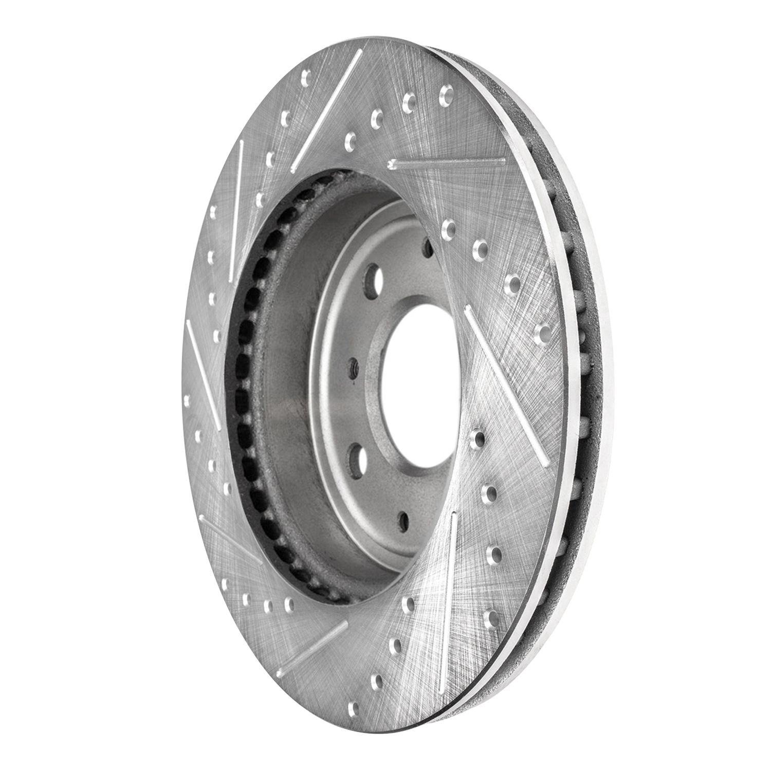 Detroit Axle - Front Drilled and Slotted Brake Rotors for 2014-2020 Honda Fit - 6
