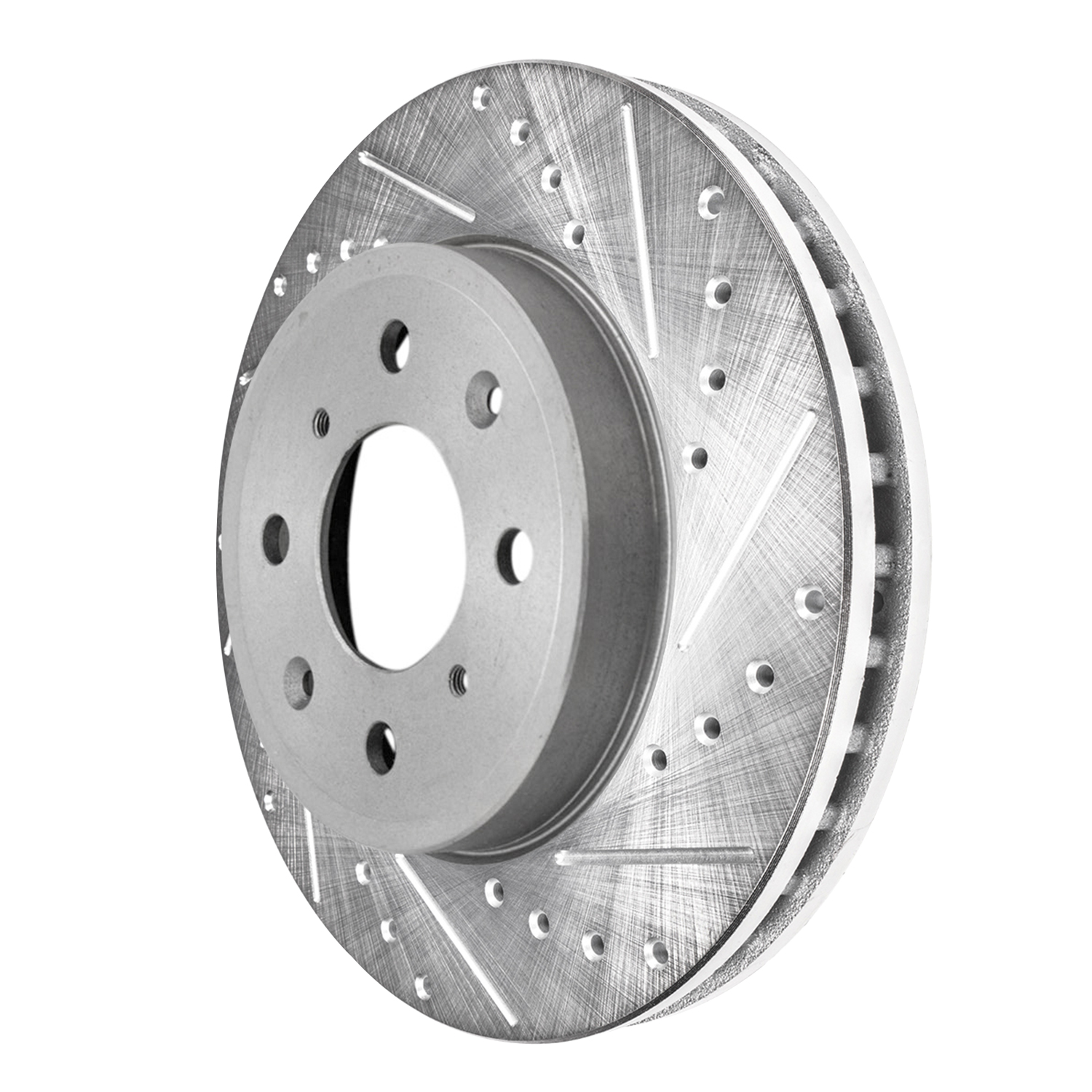Detroit Axle - Front Drilled and Slotted Brake Rotors for 2014-2020 Honda Fit - 5