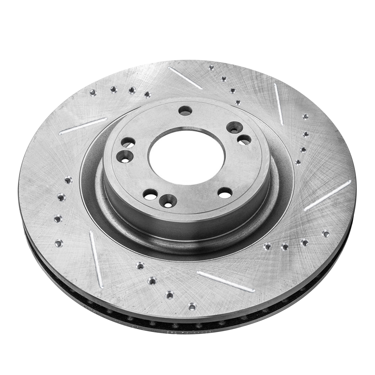 Detroit Axle - Front Drilled Slotted Brake Rotors for 2009-2011 Hyundai Genesis - 7