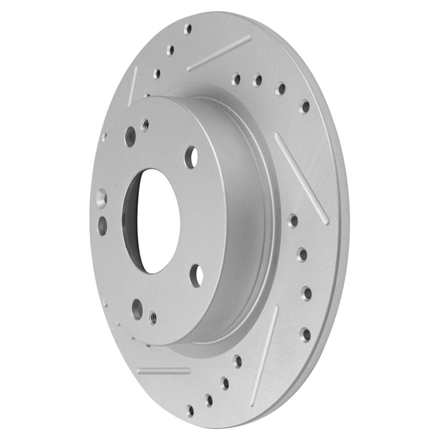 Detroit Axle - Rear Drilled and Slotted Brake Rotors for 2021-2023 Acura TLX - 5