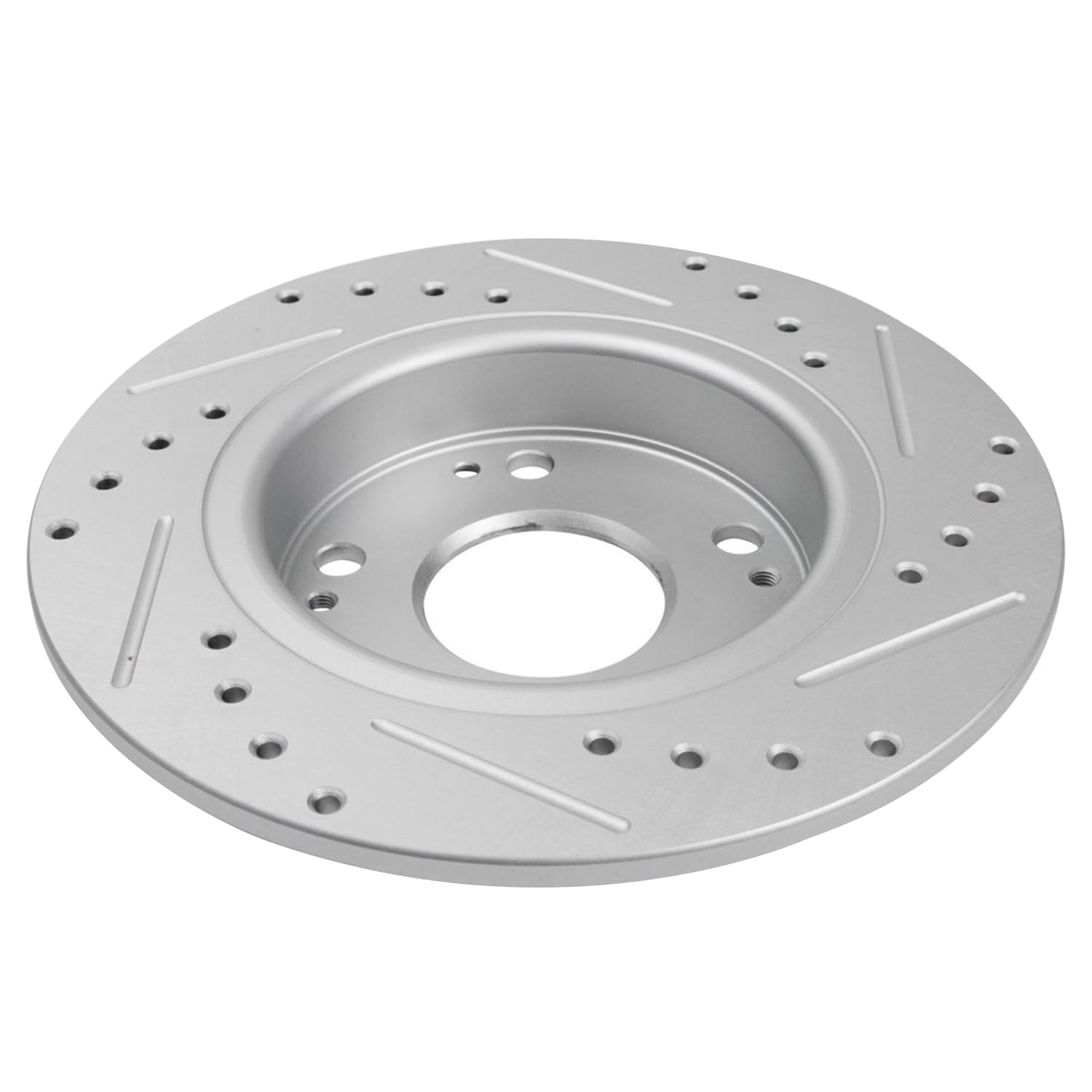 Detroit Axle - Rear Drilled and Slotted Brake Rotors for 2021-2023 Acura TLX - 8