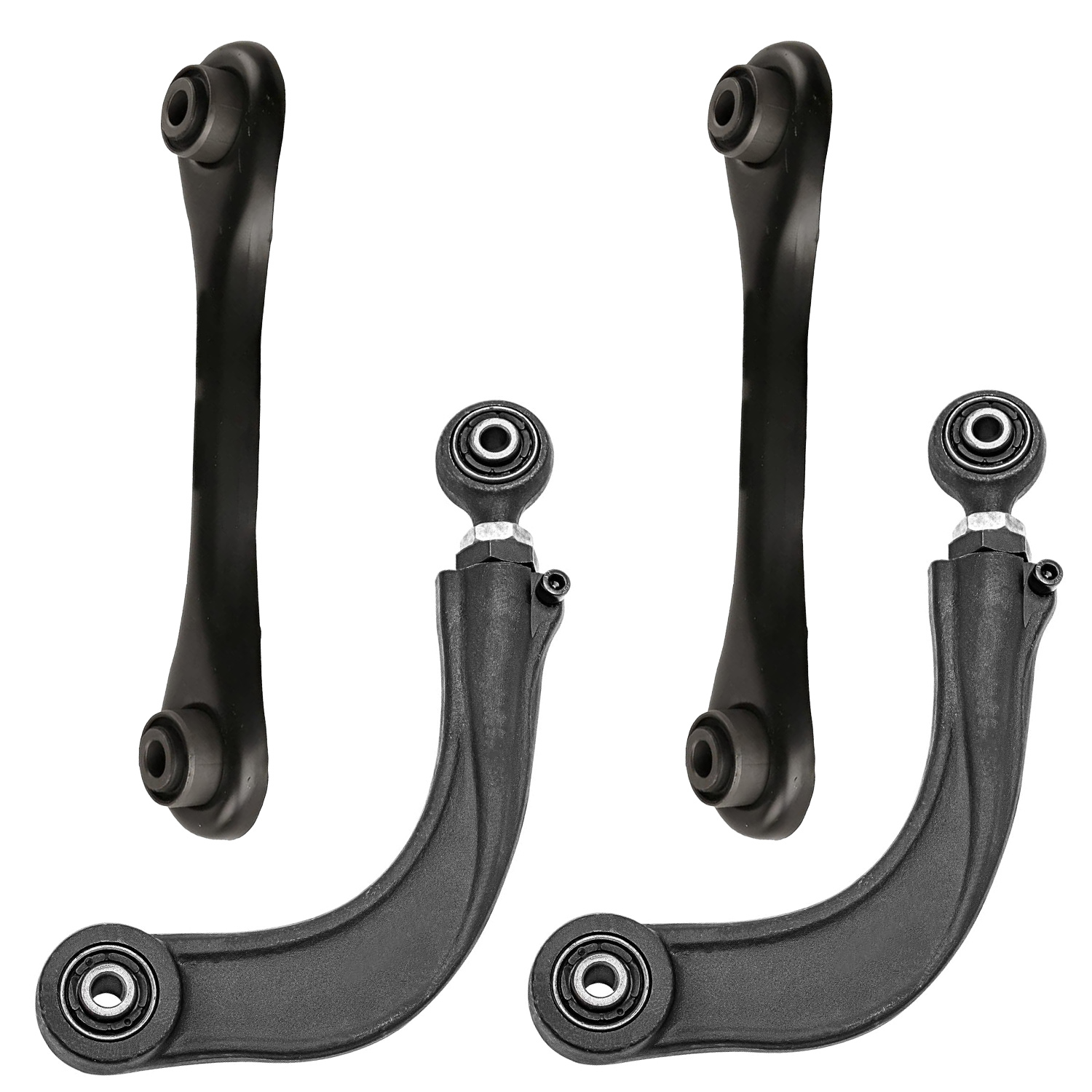4pc Rear Upper Lower Control Arms Kit