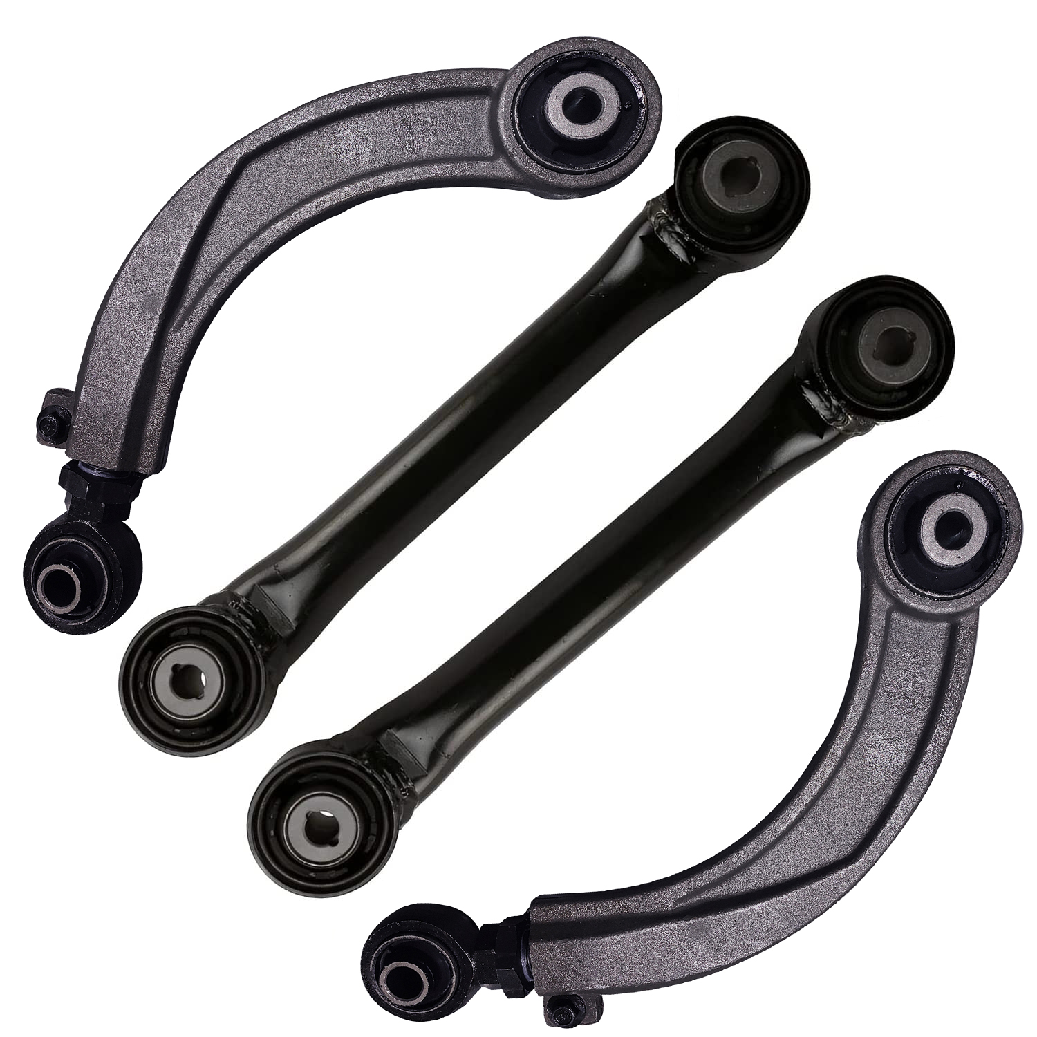 4pc Rear Upper Lower Forward Control Arms Kit