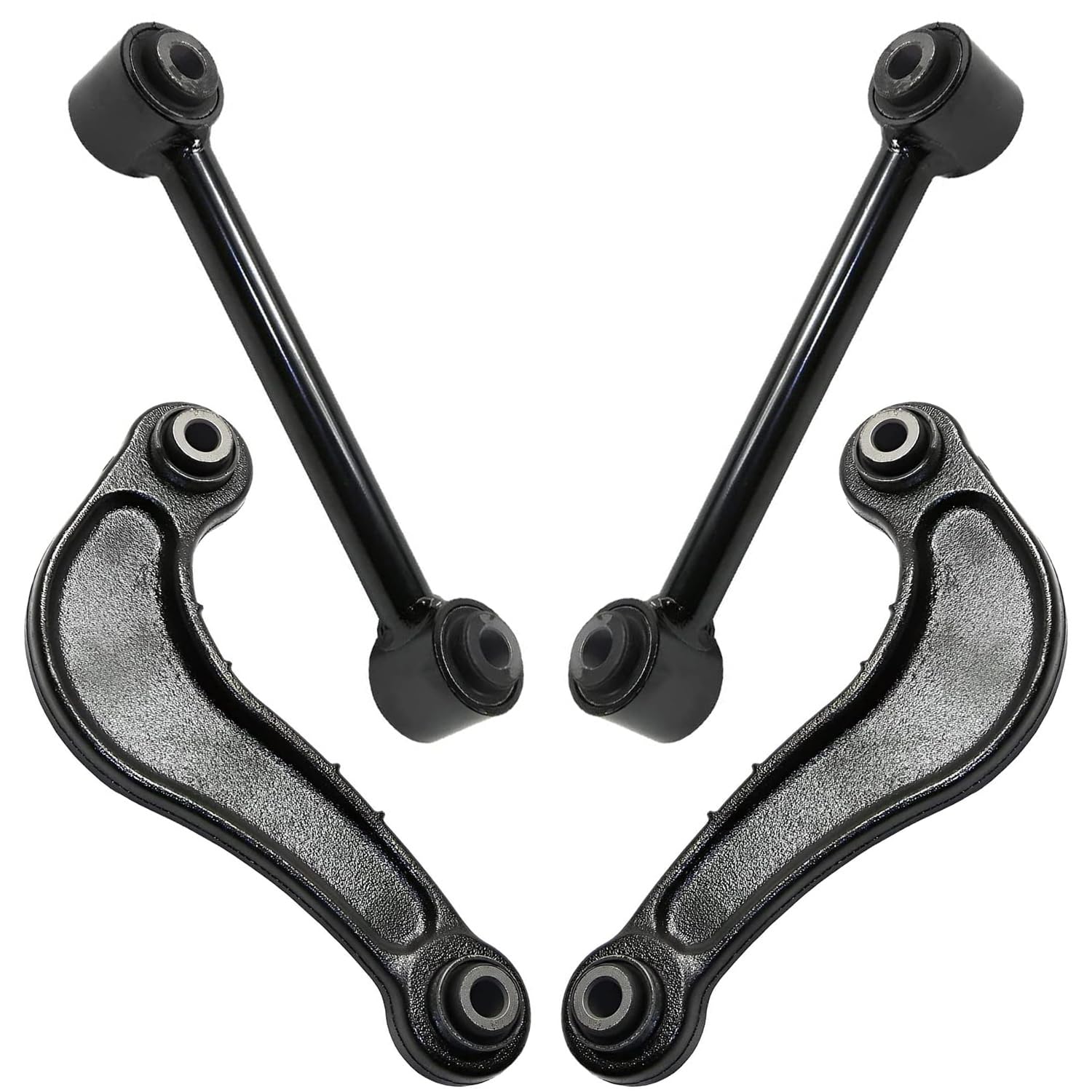 4pc Rear Upper Lower Forward Control Arms Kit