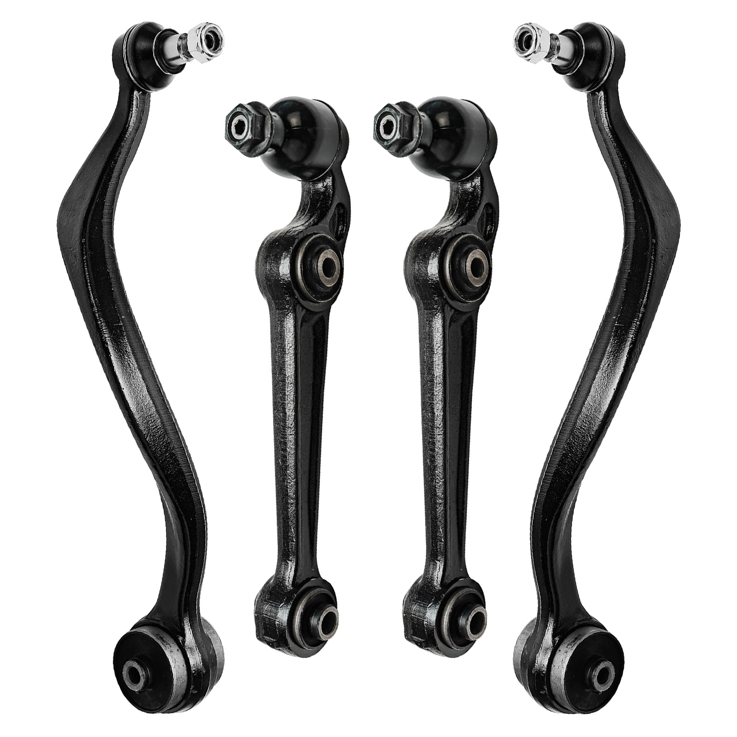 4pc Front Lower Rearward Forward Control Arms w/Ball Joints Kit