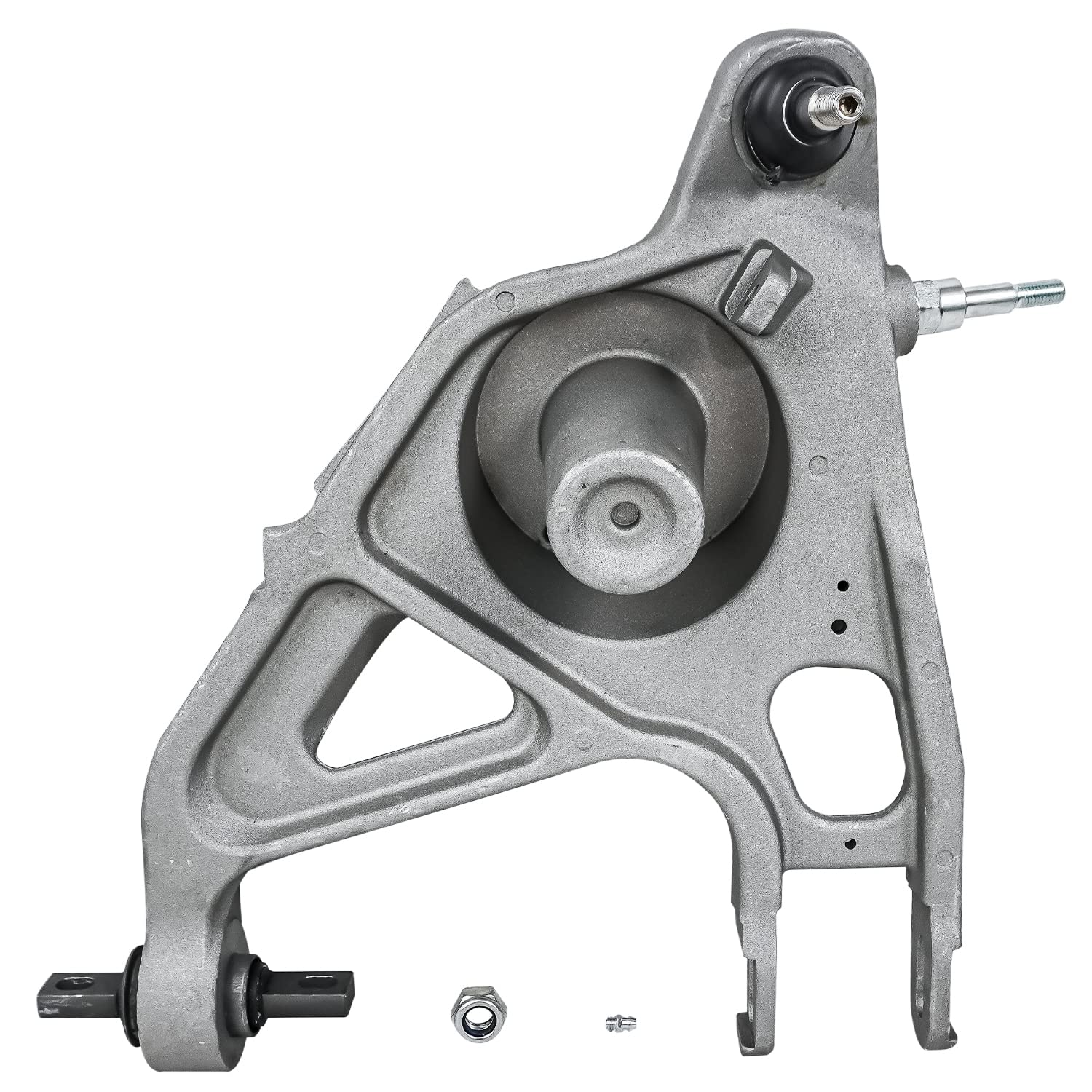 Rear Left Lower Suspension Control Arm and Ball Joint Assembly | Detroit Axle K80351 Fits Buick Pontiac Chevrolet - Main Image