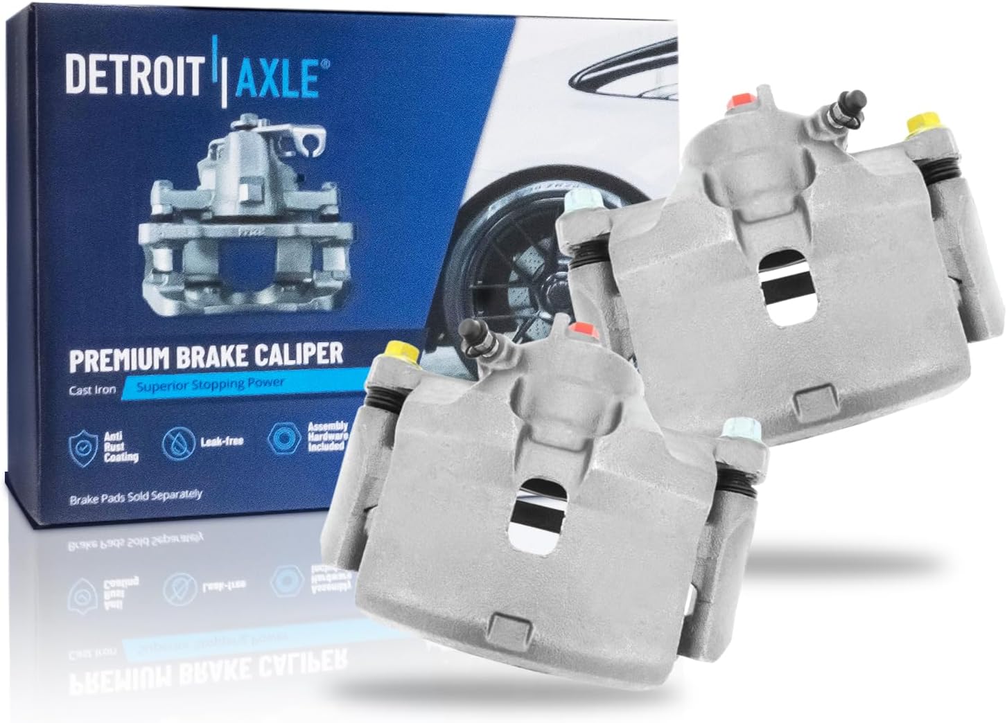 Pair Front Brake Calipers (Remanufactured)