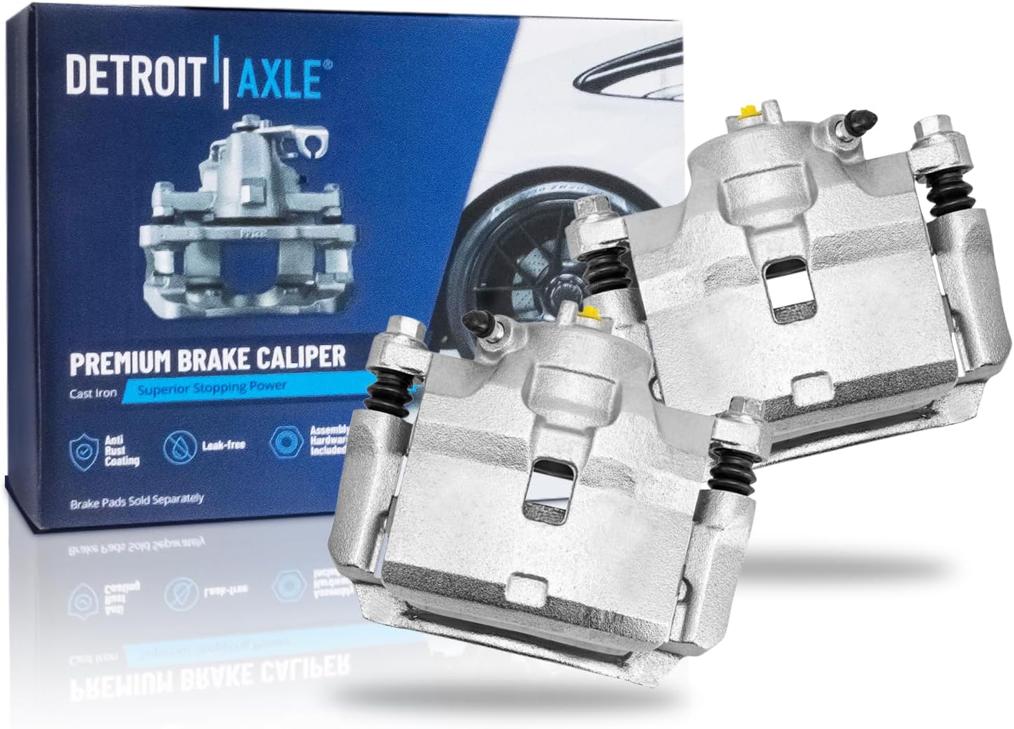 Pair Front Brake Calipers (Remanufactured)
