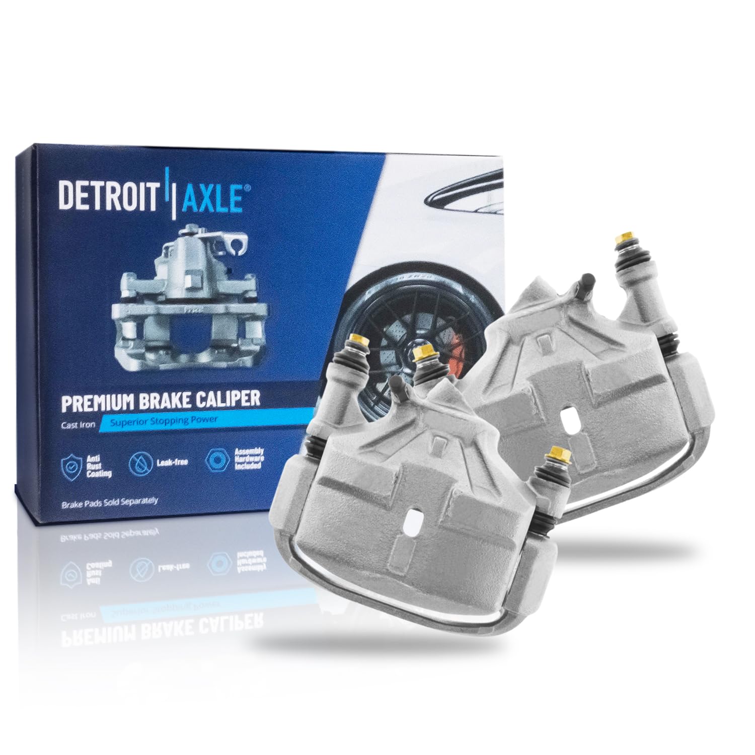 Pair Front Brake Calipers (Remanufactured)