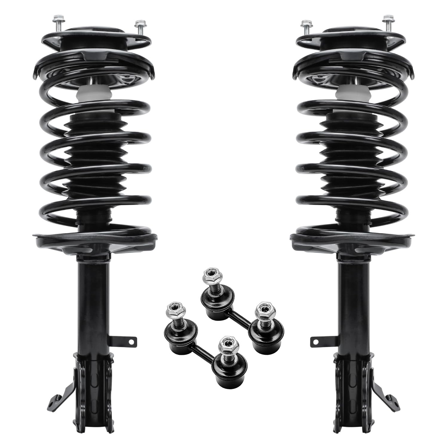 4pc Front Struts Sway Bar Links Suspension Kit