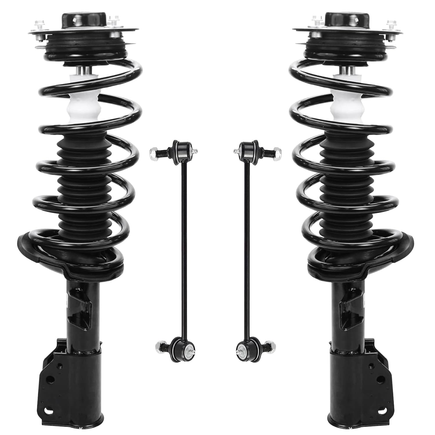 4pc Front Struts Sway Bar Links Suspension Kit