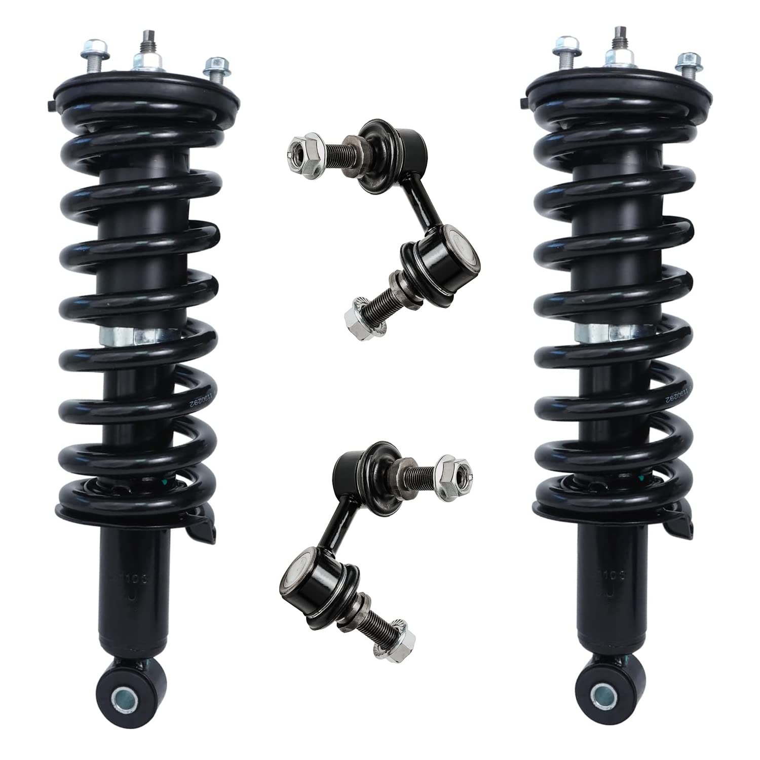 4pc Front Struts Sway Bar Links Suspension Kit