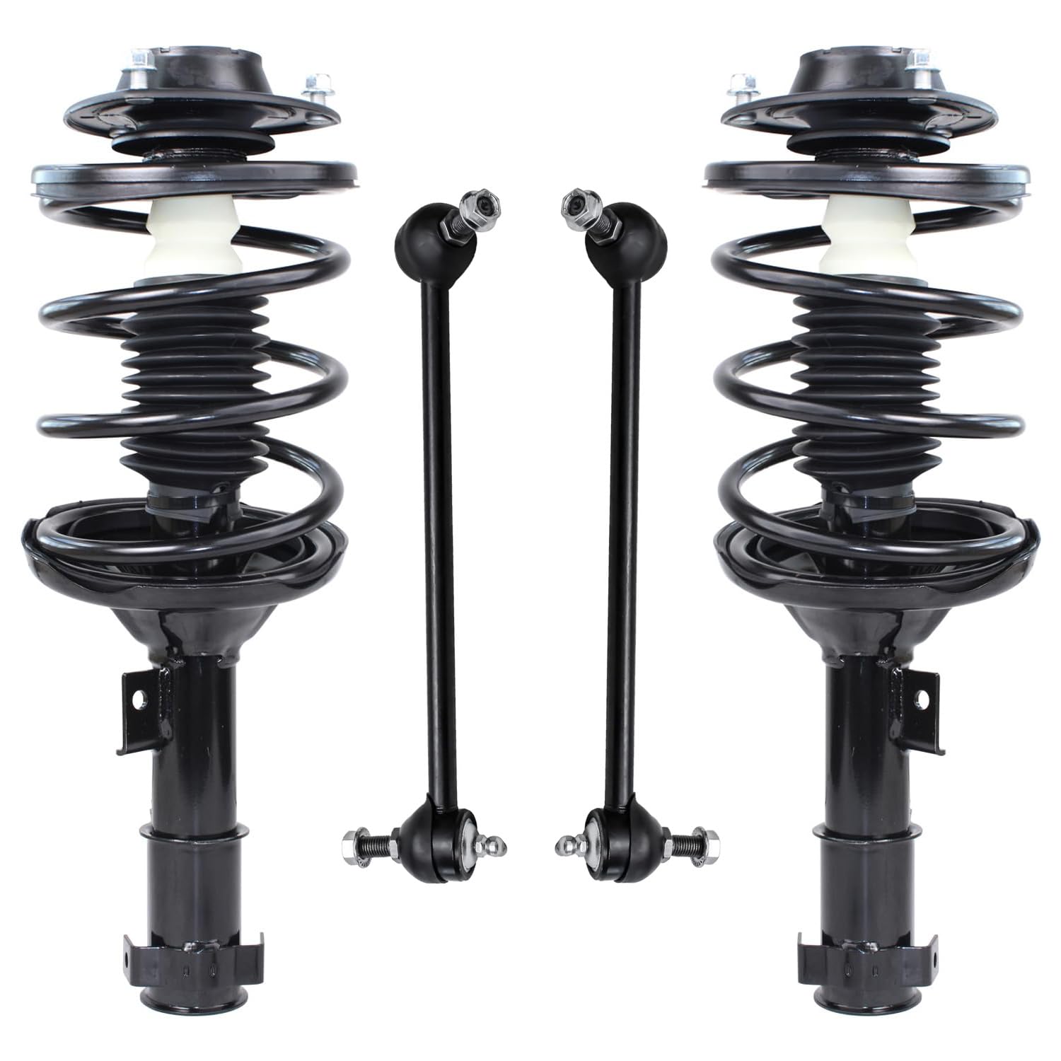 4pc Front Struts Sway Bar Links Suspension Kit