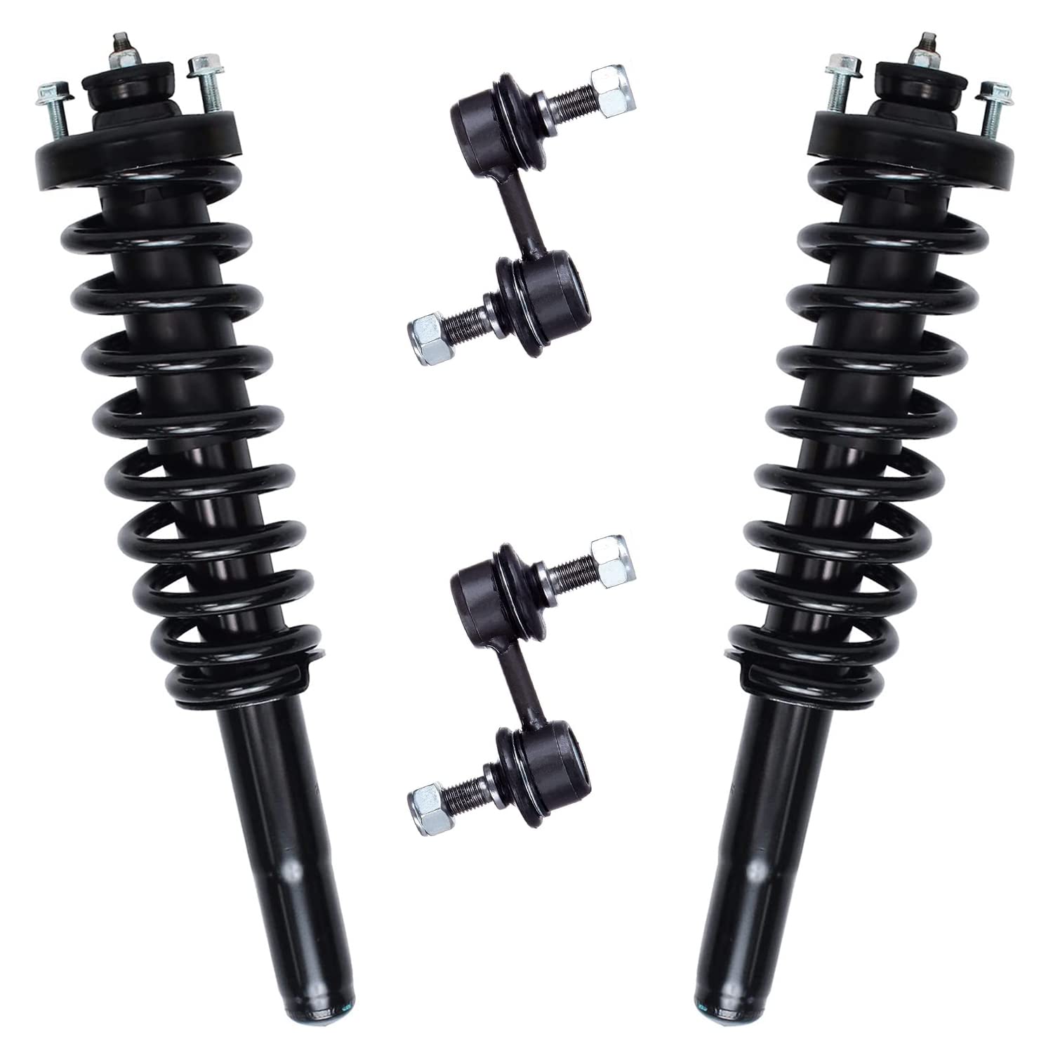 4pc Front Struts Sway Bar Links Suspension Kit