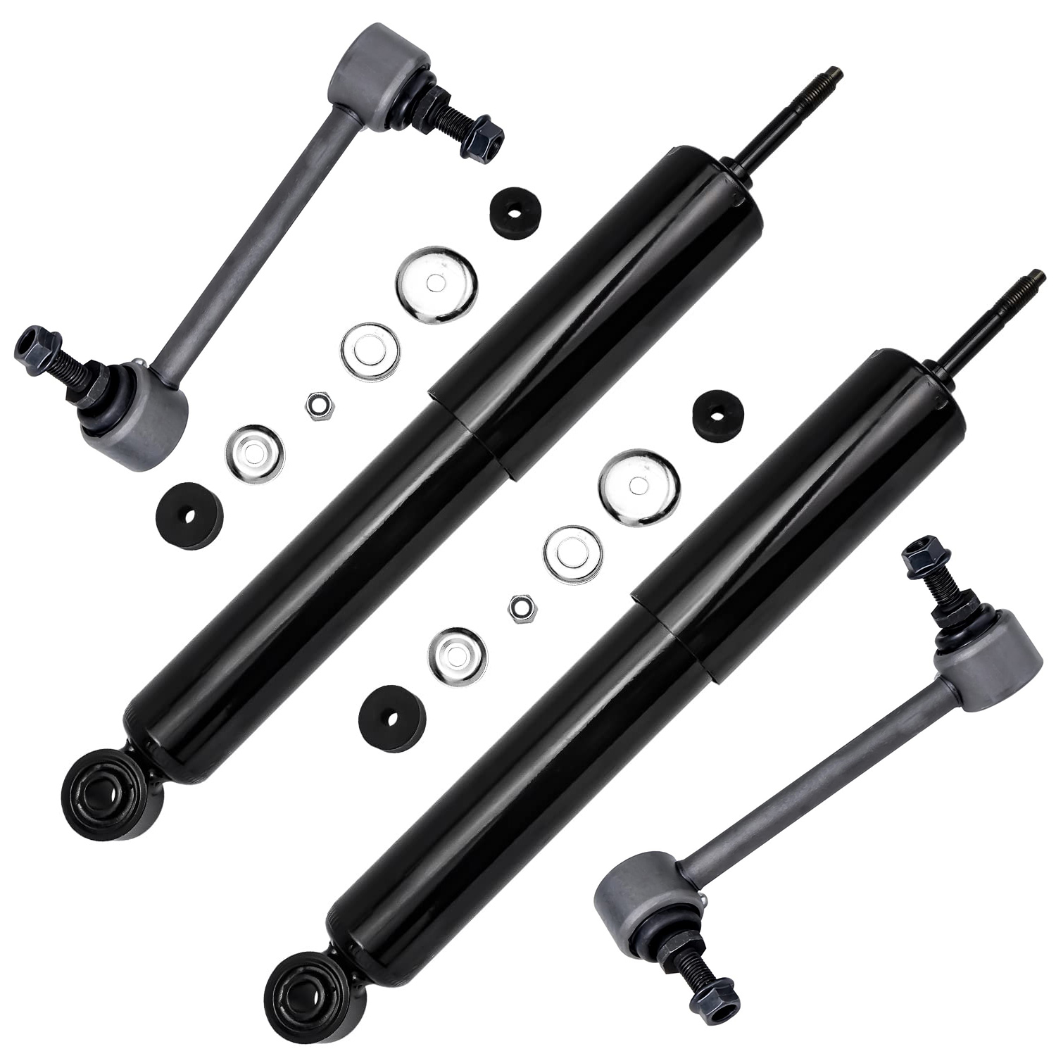 4pc Front Shocks Sway Bar Links Suspension Kit