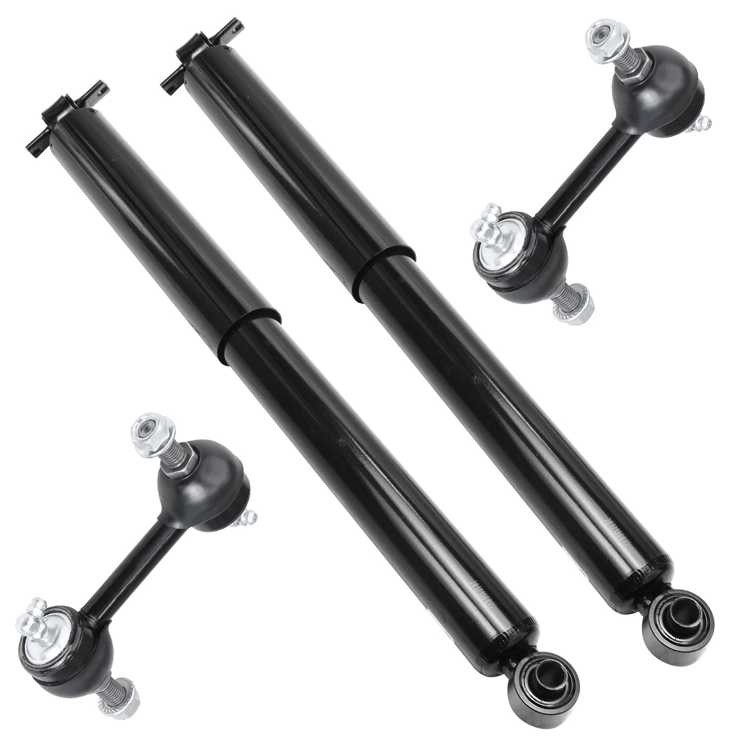 4pc Rear Shocks Sway Bar Links Suspension Kit