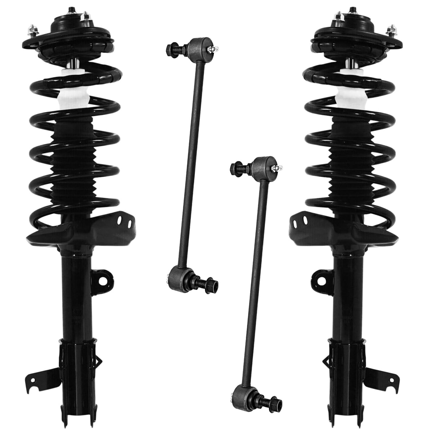 4pc Front Struts Sway Bar Links Suspension Kit