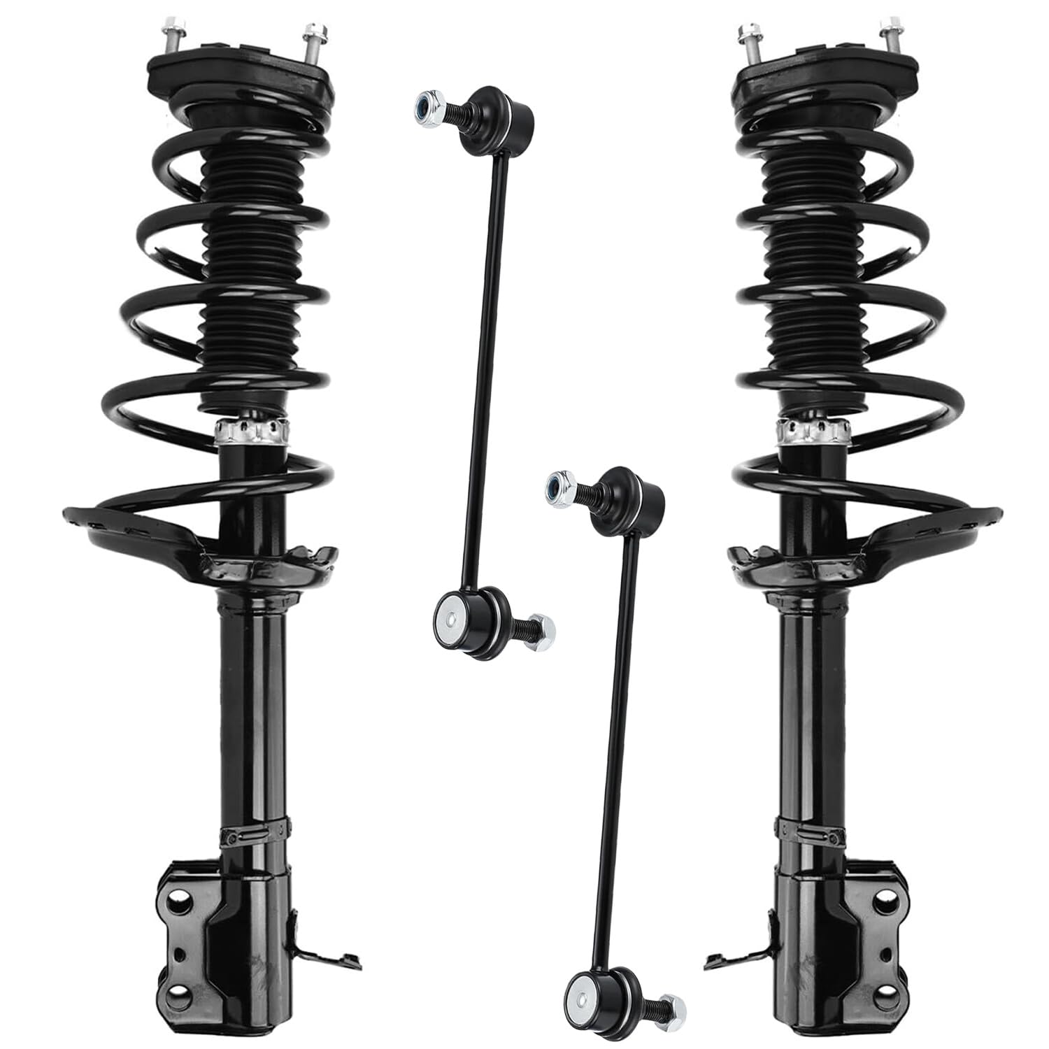 4pc Rear Struts Sway Bar Links Suspension Kit